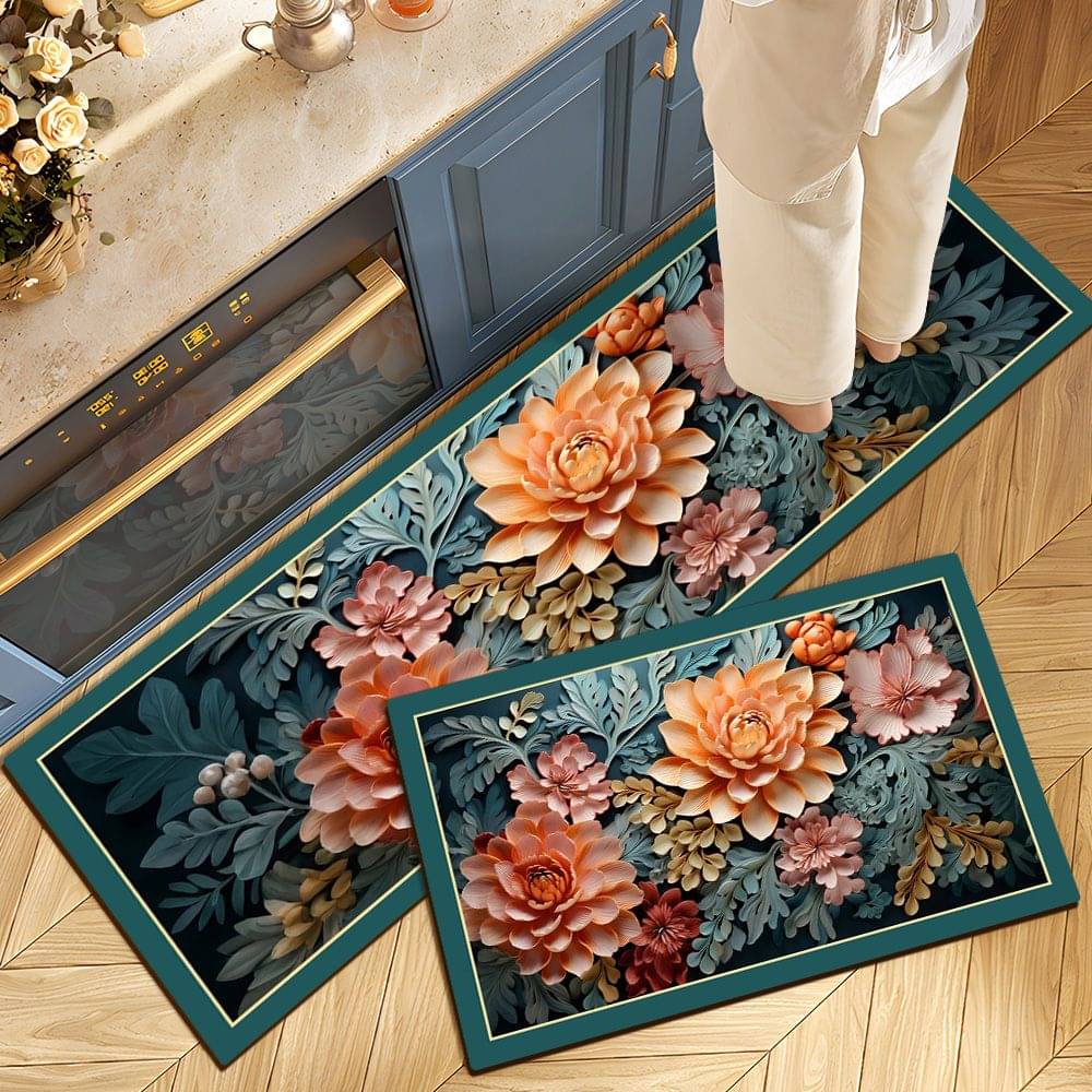 mahek accessories Set of 2 Anti-skid Rubber Door Mat ( 40 X 60 cm ) Assorted mahek accessories Set of 2 Anti-skid Rubber Door Mat ( 40 X 60 cm ) Assorted