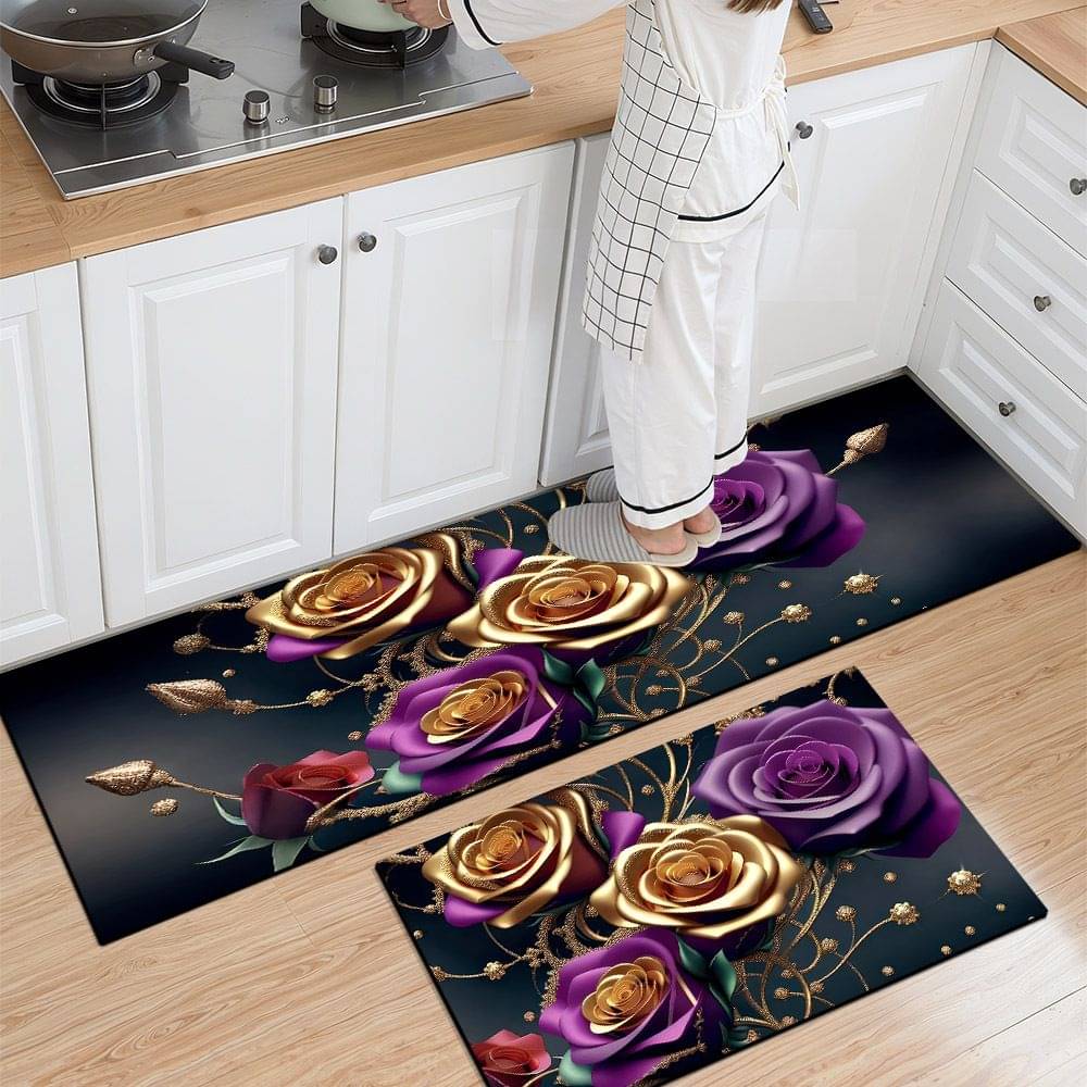     			mahek accessories Set of 2 Anti-skid Rubber Door Mat ( 40 X 60 cm ) Assorted