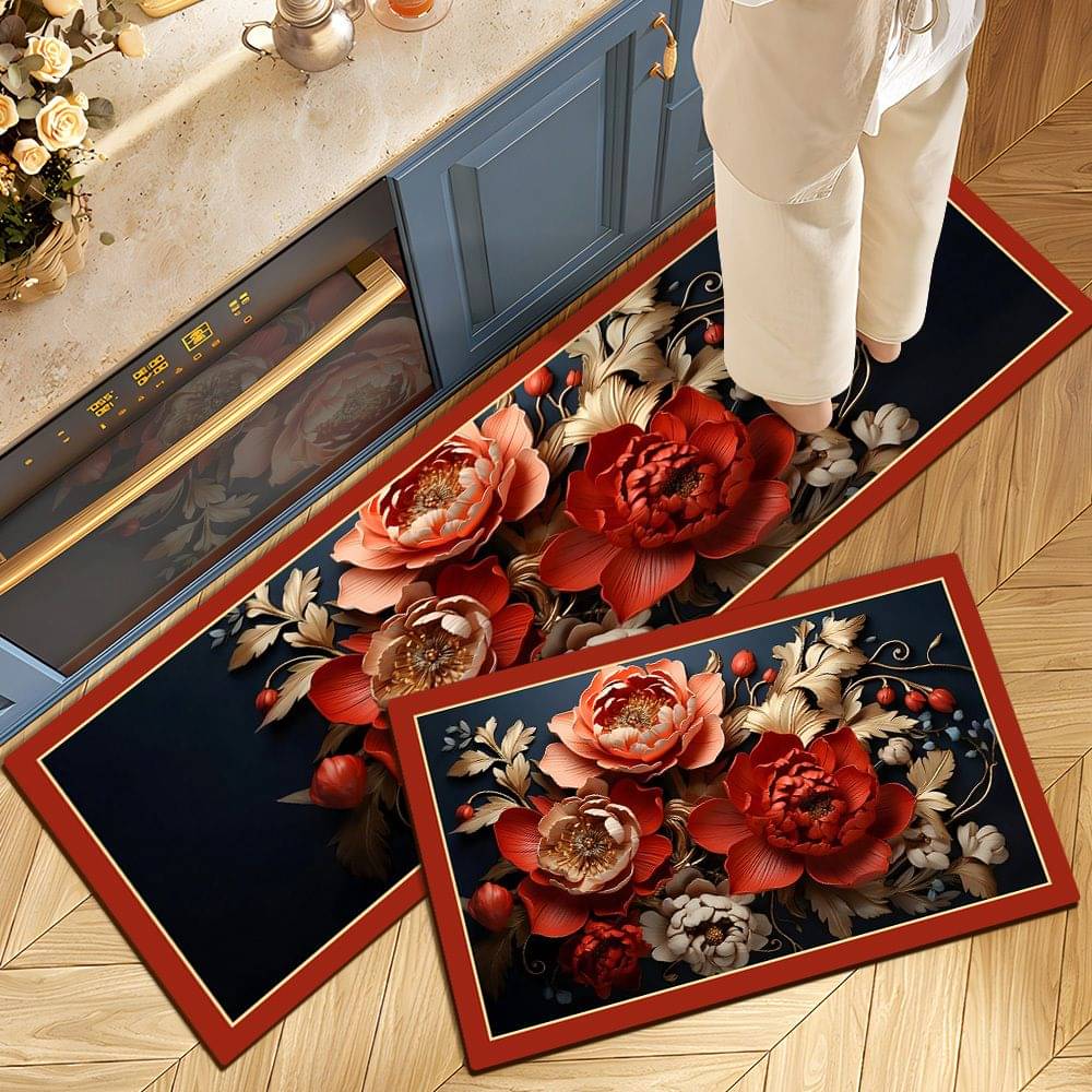 mahek accessories Set of 2 Anti-skid Rubber Door Mat ( 40 X 60 cm ) Assorted mahek accessories Set of 2 Anti-skid Rubber Door Mat ( 40 X 60 cm ) Assorted