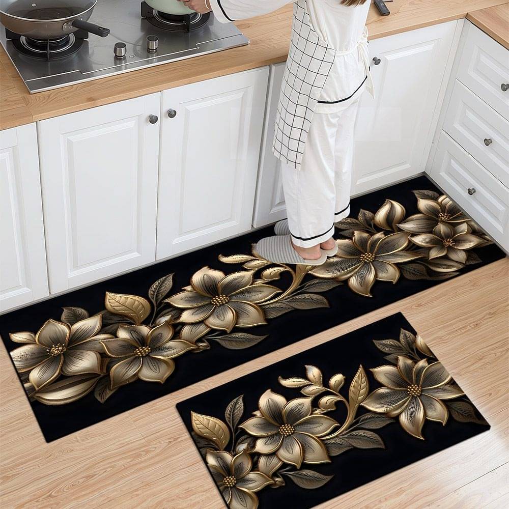mahek accessories Set of 2 Anti-skid Rubber Door Mat ( 40 X 60 cm ) Assorted mahek accessories Set of 2 Anti-skid Rubber Door Mat ( 40 X 60 cm ) Assorted