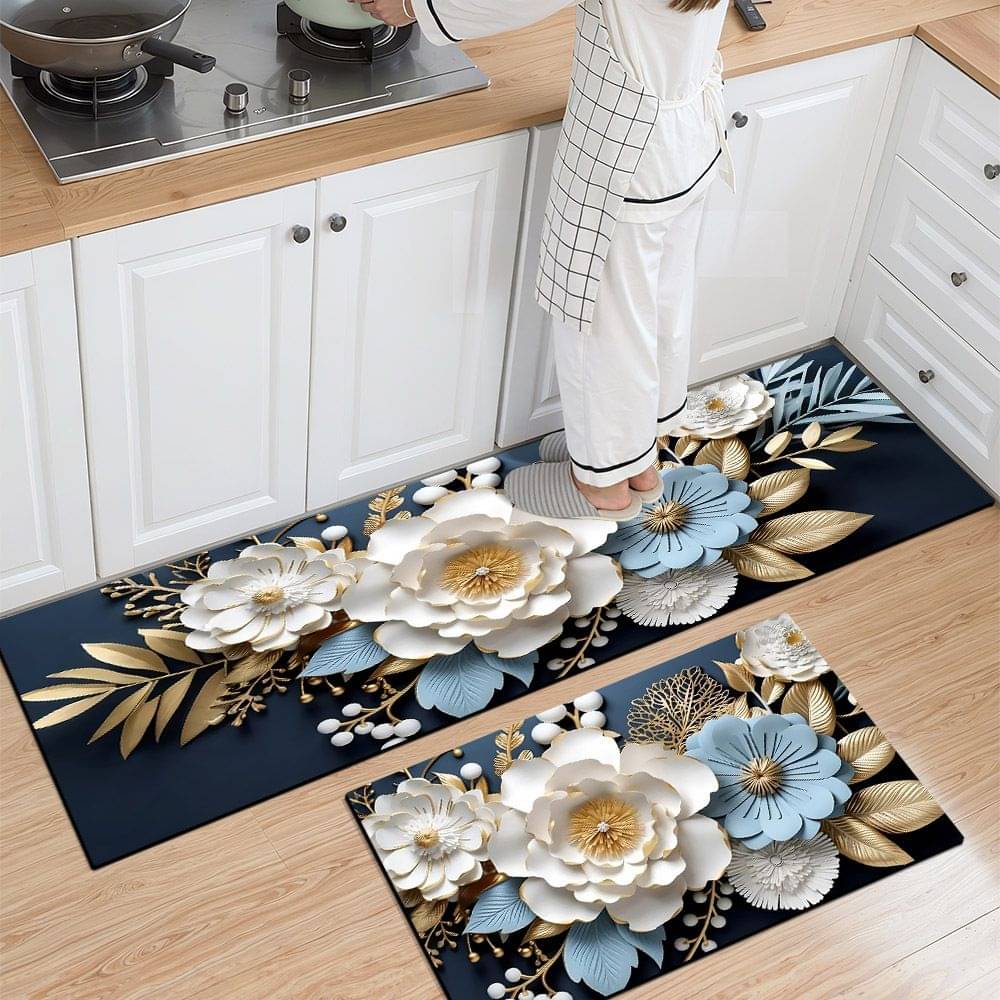     			mahek accessories Set of 2 Anti-skid Rubber Door Mat ( 40 X 60 cm ) Assorted