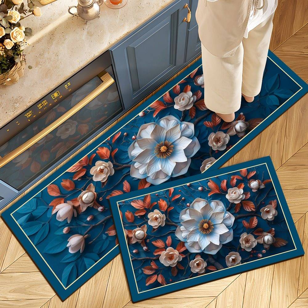     			mahek accessories Set of 2 Anti-skid Rubber Door Mat ( 40 X 60 cm ) Assorted
