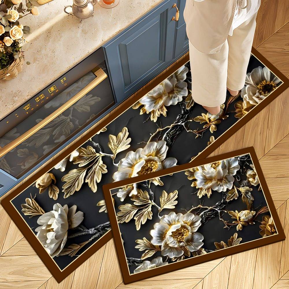 mahek accessories Set of 2 Anti-skid Rubber Door Mat ( 40 X 60 cm ) Assorted     			mahek accessories Set of 2 Anti-skid Rubber Door Mat ( 40 X 60 cm ) Assorted