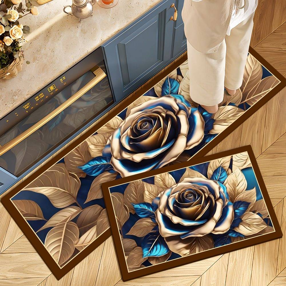     			mahek accessories Set of 2 Anti-skid Rubber Door Mat ( 40 X 60 cm ) Assorted