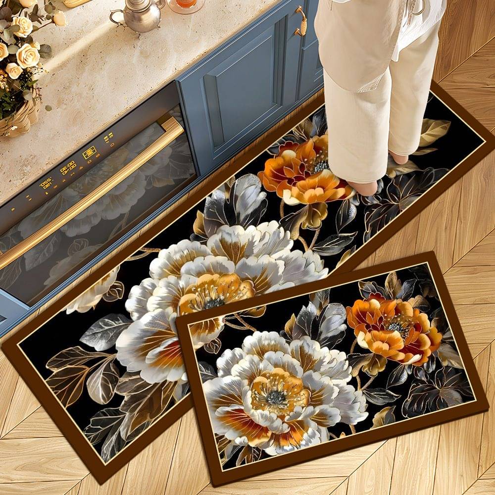     			mahek accessories Set of 2 Anti-skid Rubber Door Mat ( 40 X 60 cm ) Assorted
