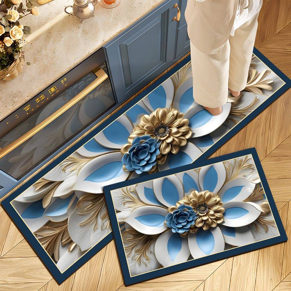     			mahek accessories Set of 2 Anti-skid Rubber Door Mat ( 40 X 60 cm ) Assorted
