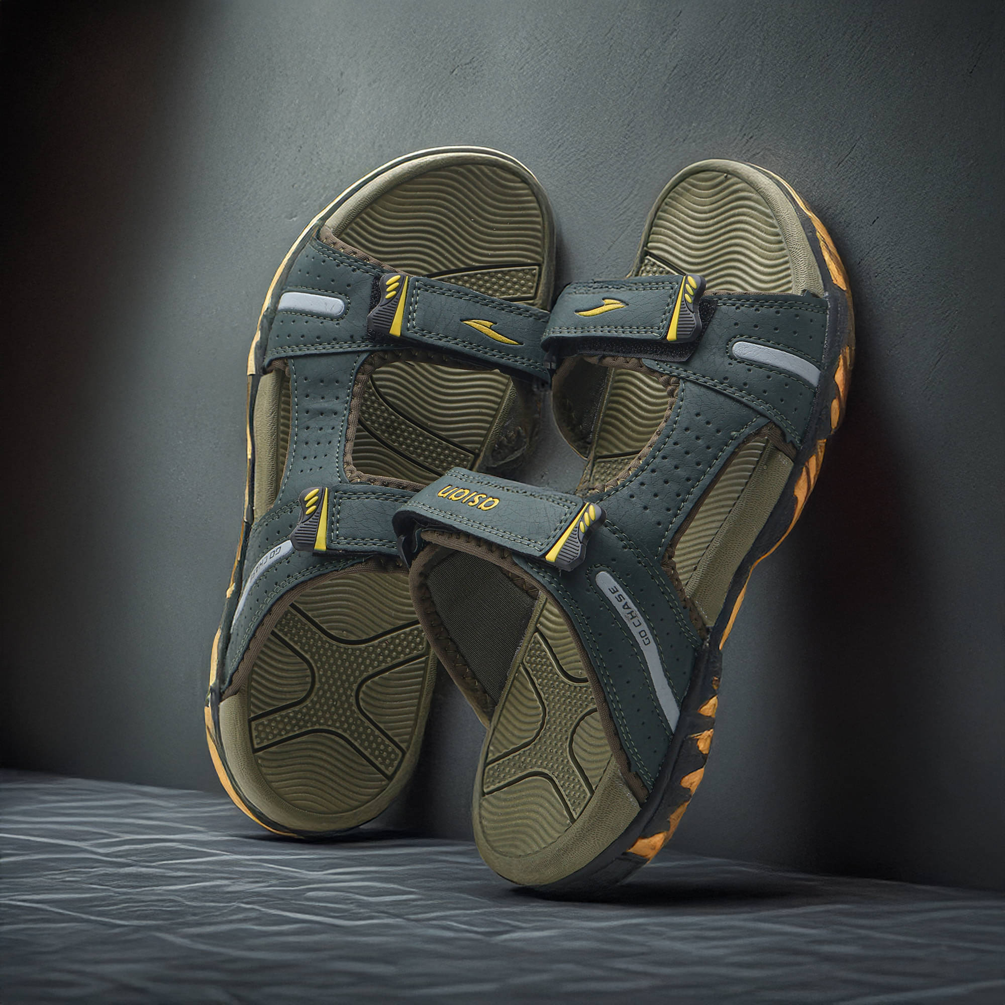     			ASIAN - Green Men's Sandals