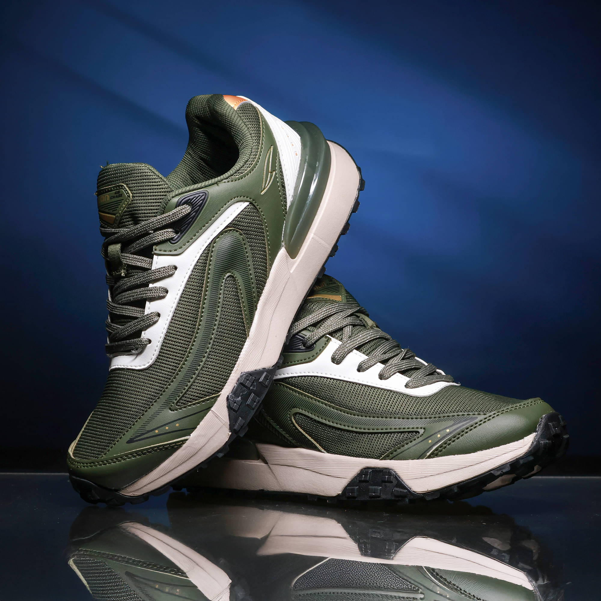     			ASIAN POWERKICK-04 Olive Men's Sneakers