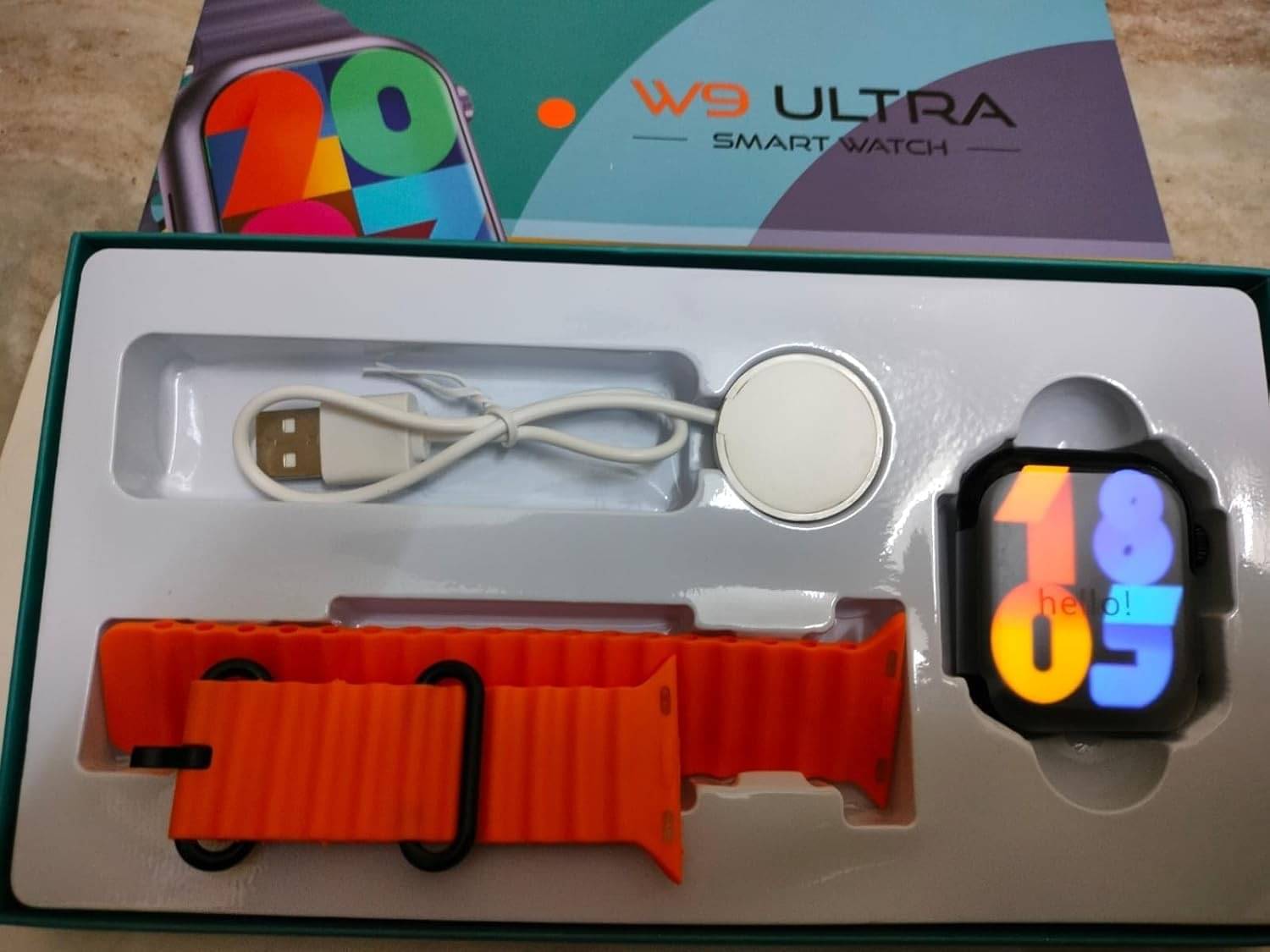     			AVYA W9 Ultra Smart Watch, Full Amoled Edge to Edge Curved Display, Bluetooth Calling & Music Playback, Activities Mode