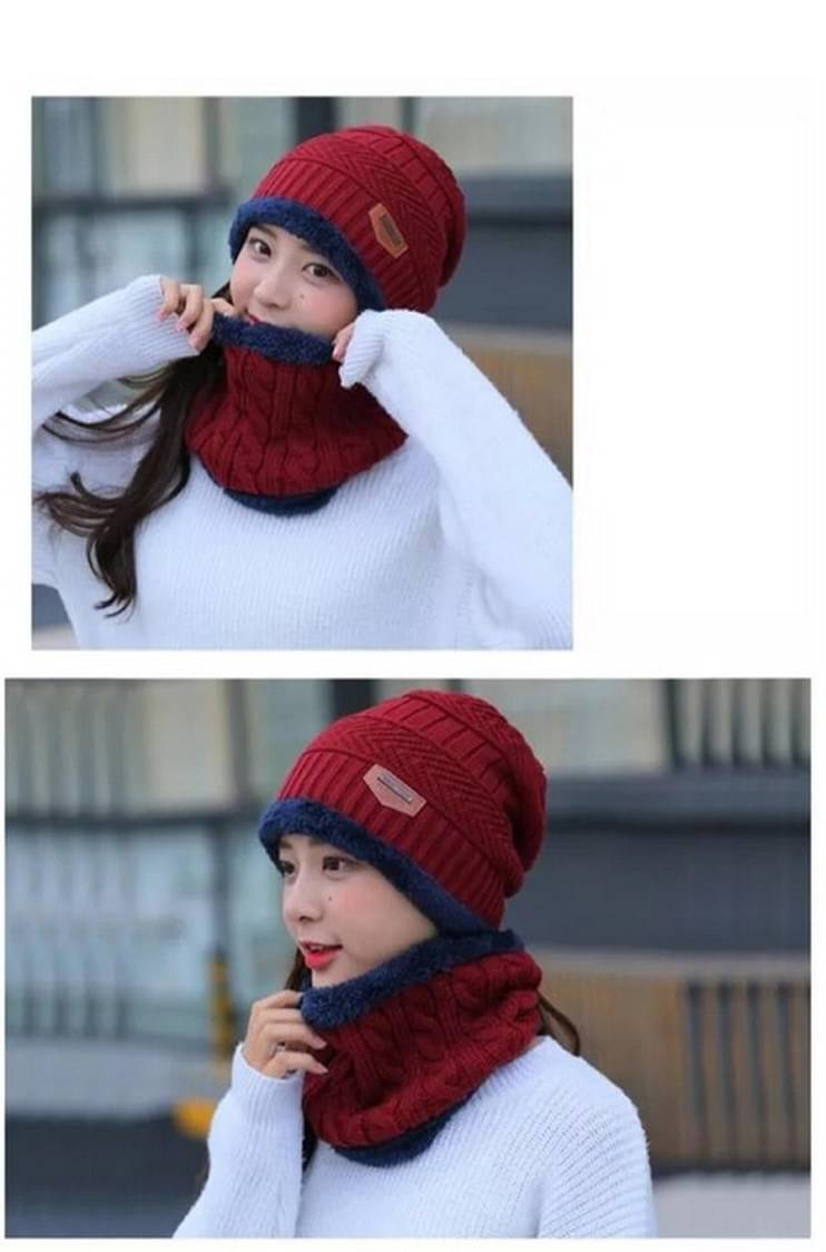     			Adorazone Pack of 1 Woollen Men's Cap ( Red )