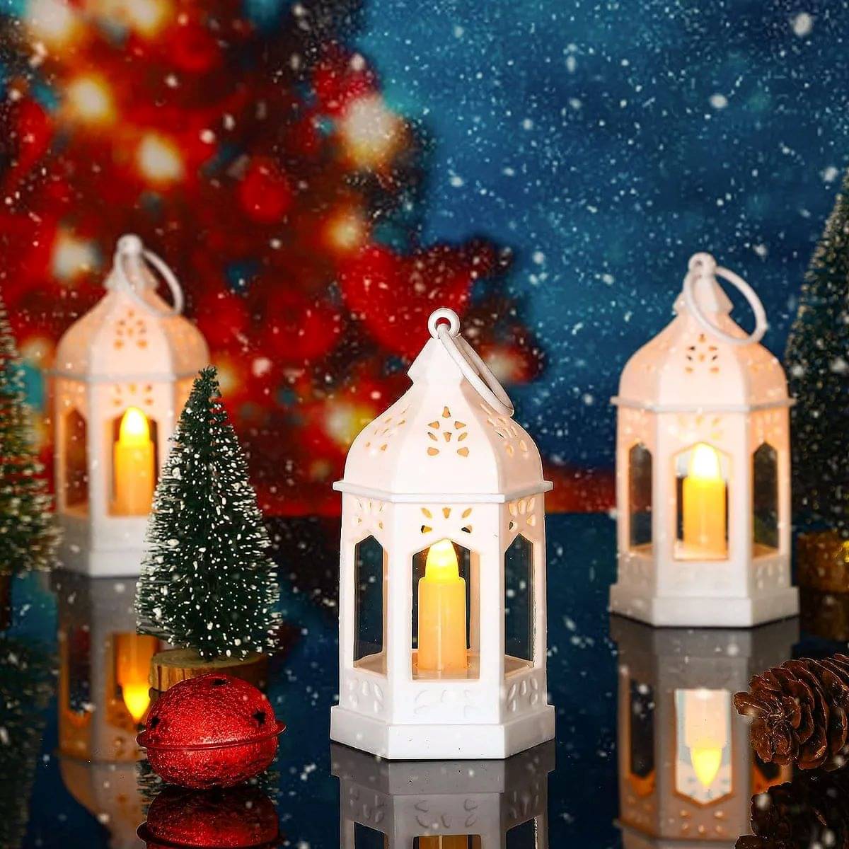     			Adorazone White LED Tea Light Candle 10 cm ( Pack of 1 )