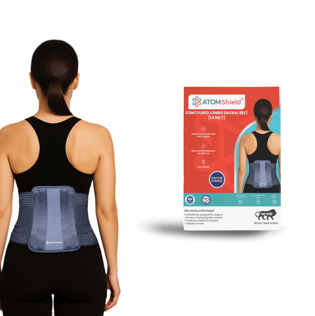 Atomshield Grey Back Support ( Pack of 1 ) Atomshield Grey Back Support ( Pack of 1 )