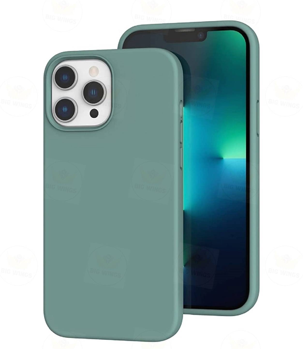     			BIG WINGS Shock Proof Case Compatible For Silicon Apple iPhone 13 Pro Max ( Pack of 1 )