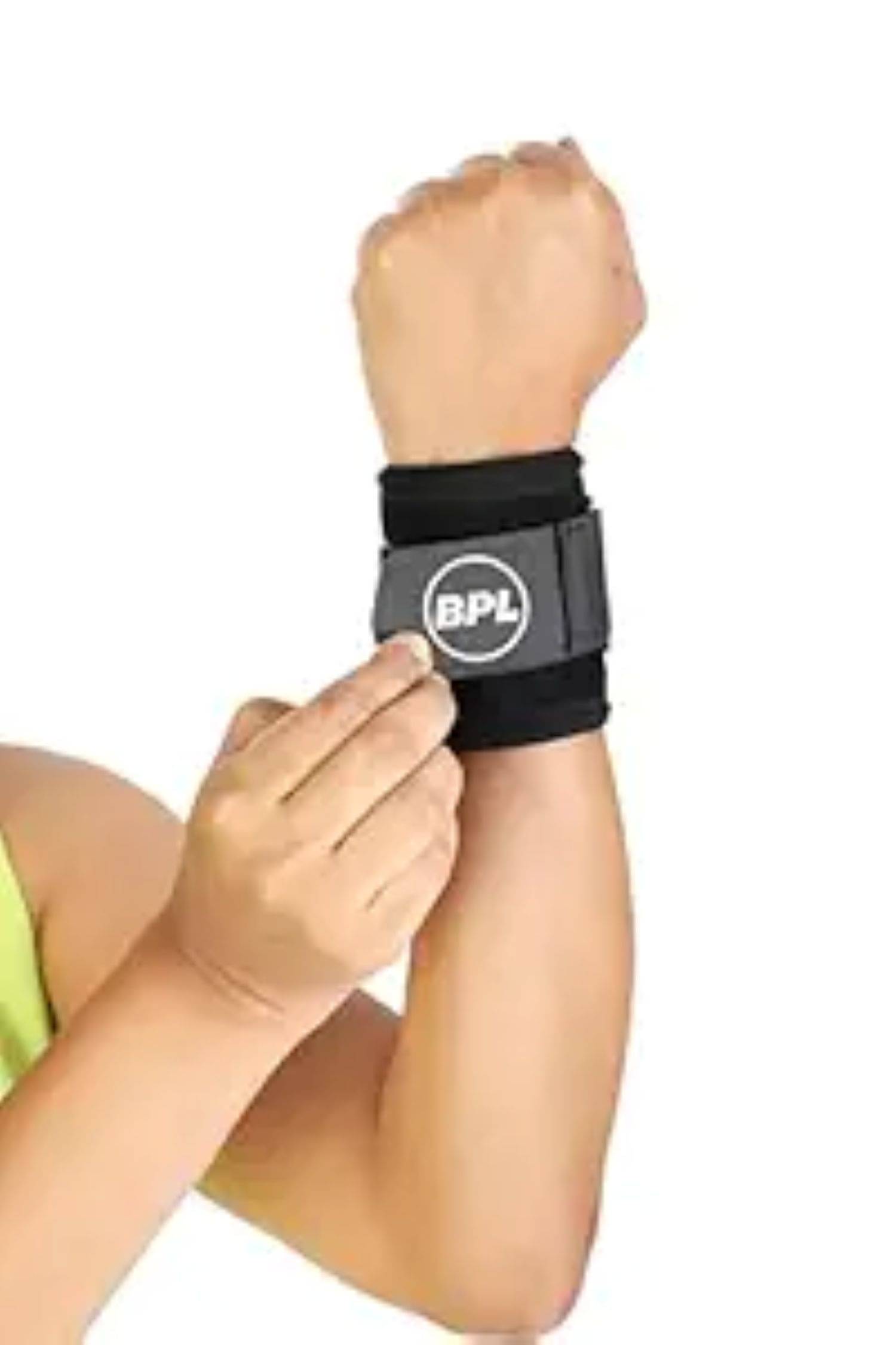 BPL Medical Technologies Elastic Wrist Binder Wrist Wrist Support Free Size     			BPL Medical Technologies Elastic Wrist Binder Wrist Wrist Support Free Size