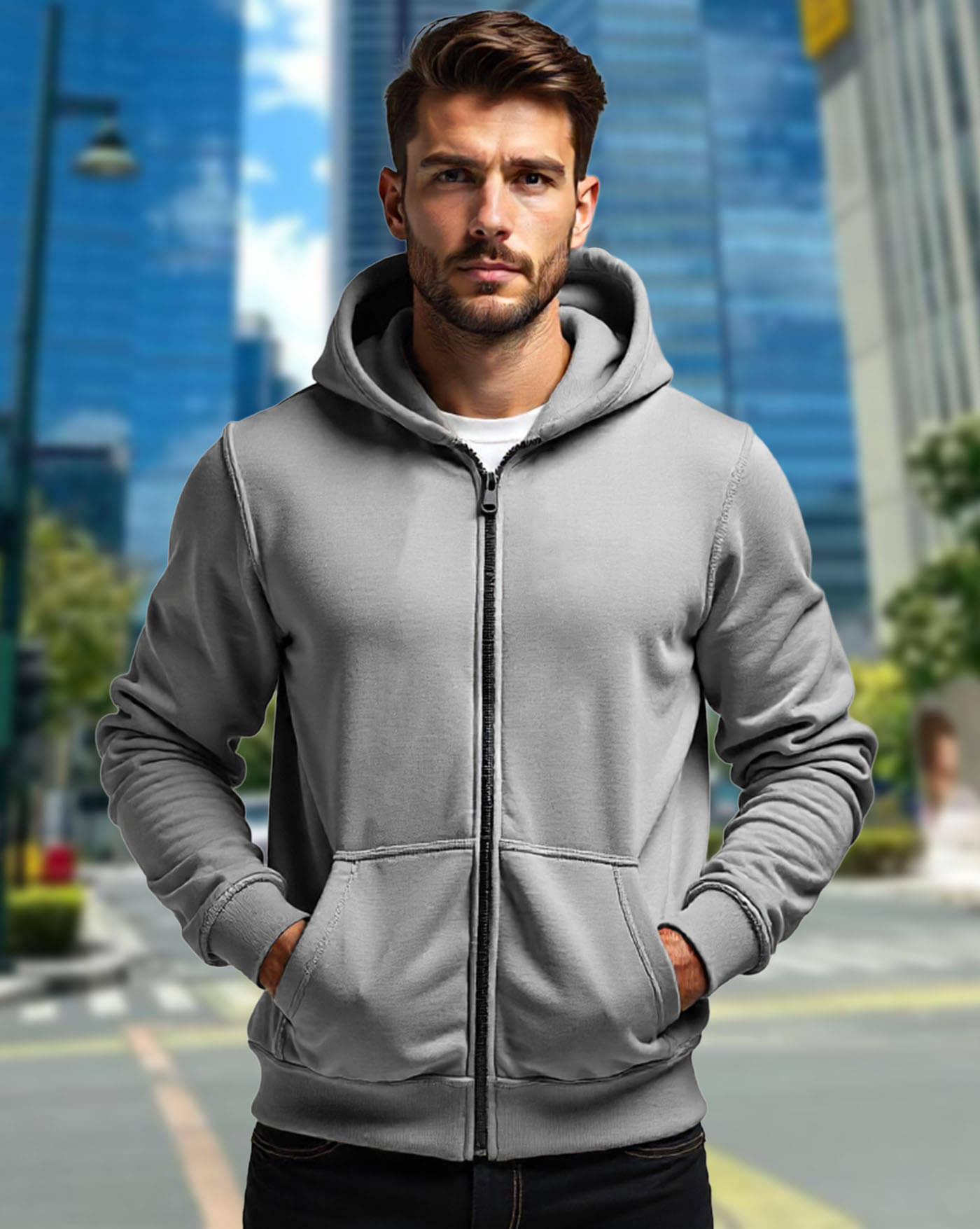 ENITOR Fleece Hooded Men's Sweatshirt - Grey ( Pack of 1 )     			ENITOR Fleece Hooded Men's Sweatshirt - Grey ( Pack of 1 )