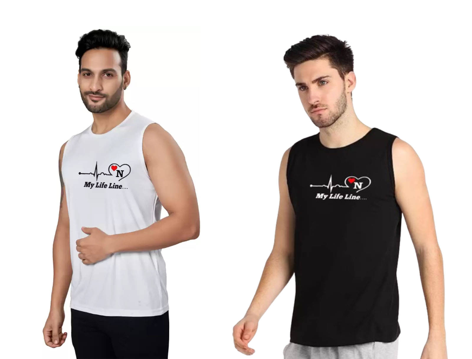 ERRISH ENTERPRISES Pack of 2 Polyester Basic Vest For Men ( Multicolor3 )     			ERRISH ENTERPRISES Pack of 2 Polyester Basic Vest For Men ( Multicolor3 )