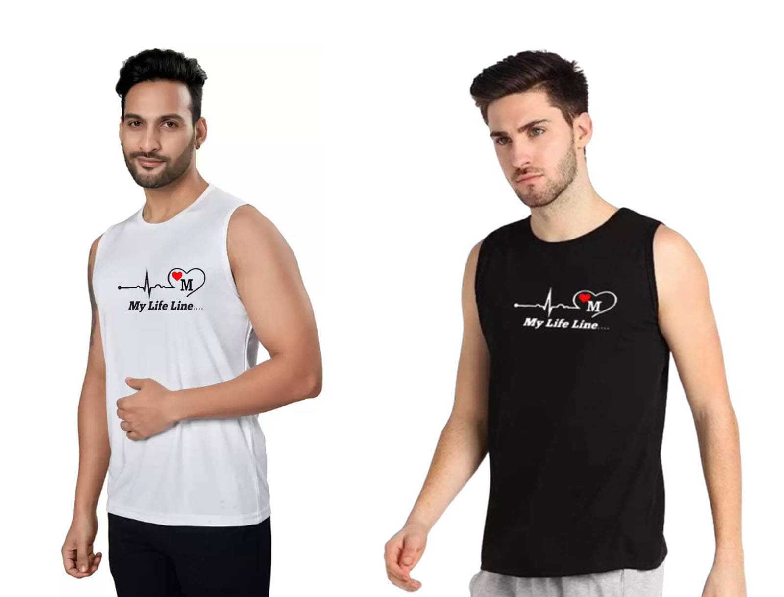 ERRISH ENTERPRISES Pack of 2 Polyester Basic Vest For Men ( Multicolor2 )     			ERRISH ENTERPRISES Pack of 2 Polyester Basic Vest For Men ( Multicolor2 )