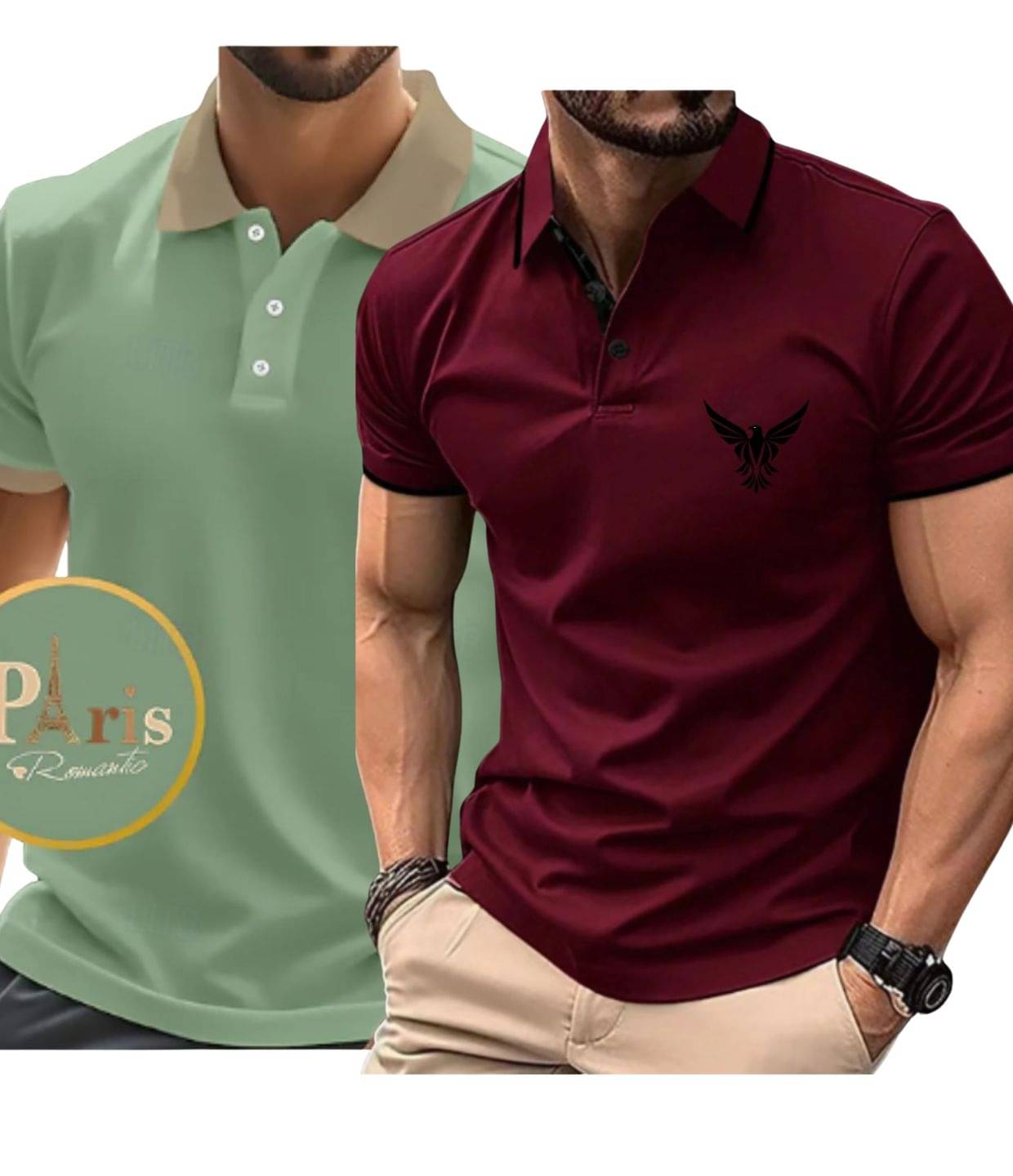 FALAK Men Cotton Blend Regular Fit Solid Polo T Shirt ( Multicolor1 ) FALAK Men Cotton Blend Regular Fit Solid Polo T Shirt ( Multicolor1 )
