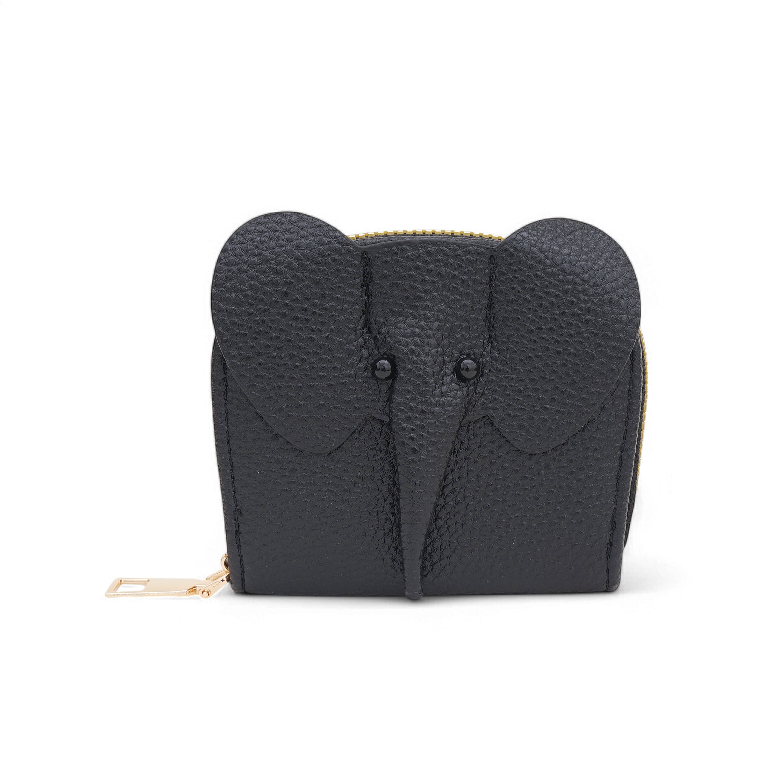     			Flingo PU Black Women's Zip Around Wallet ( Pack of 1 )