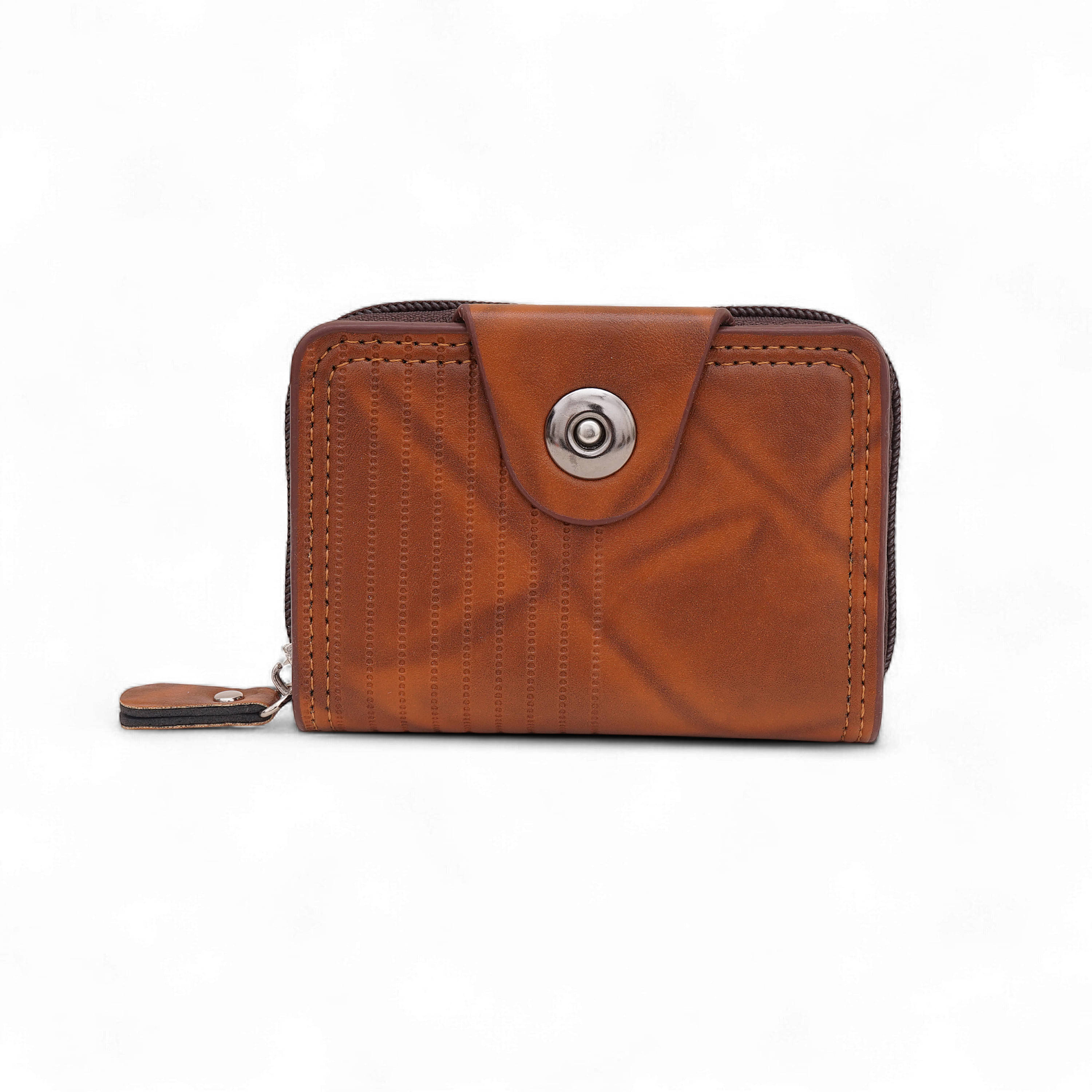     			Flingo PU Brown Women's Zip Around Wallet ( Pack of 1 )