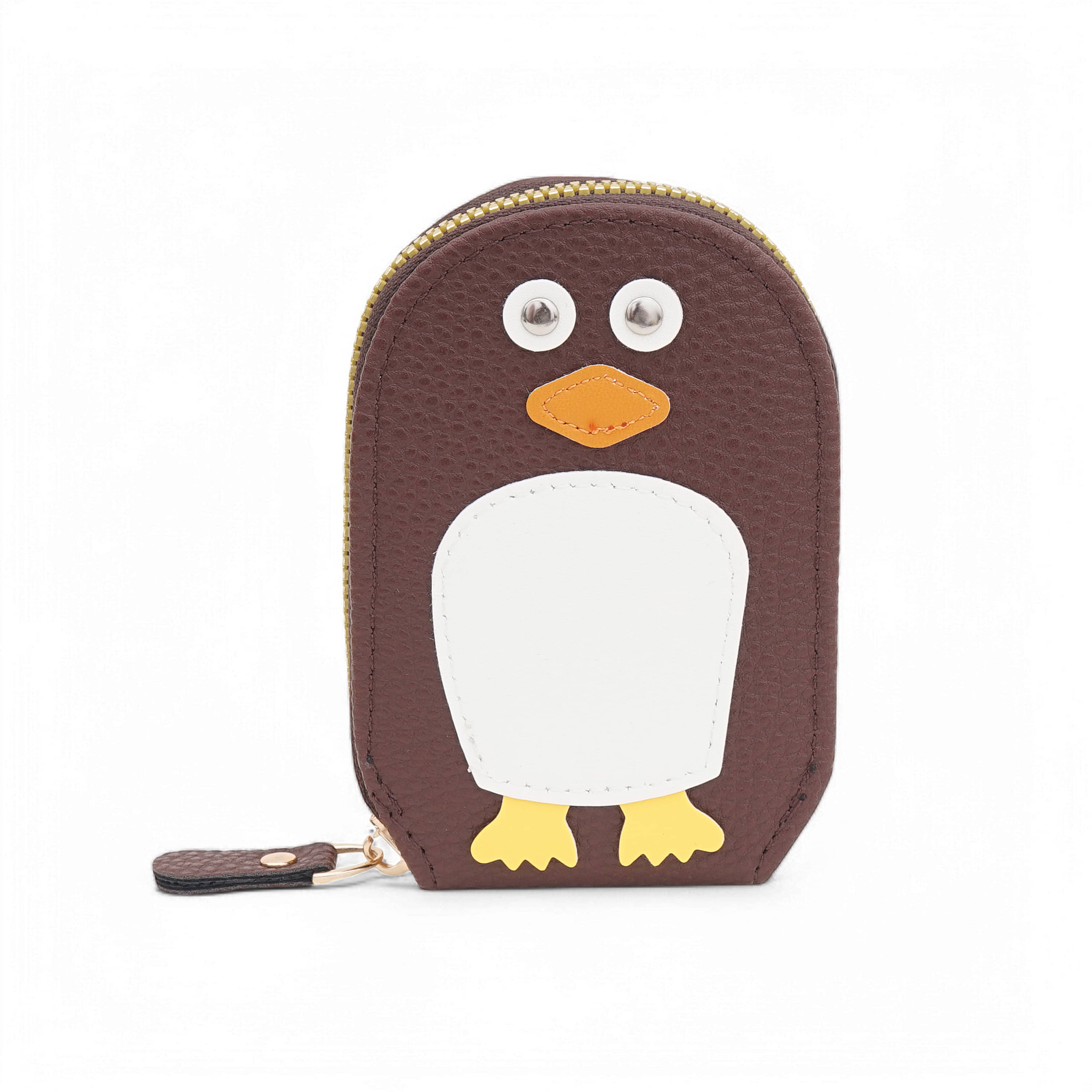     			Flingo PU Brown Women's Zip Around Wallet ( Pack of 1 )