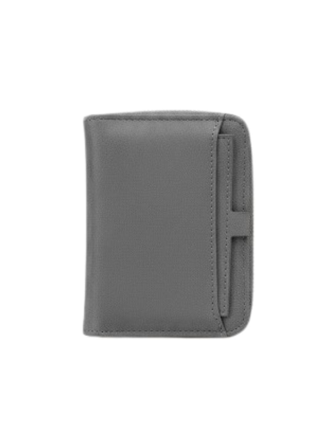     			Flingo PU Gray Women's Zip Around Wallet ( Pack of 1 )
