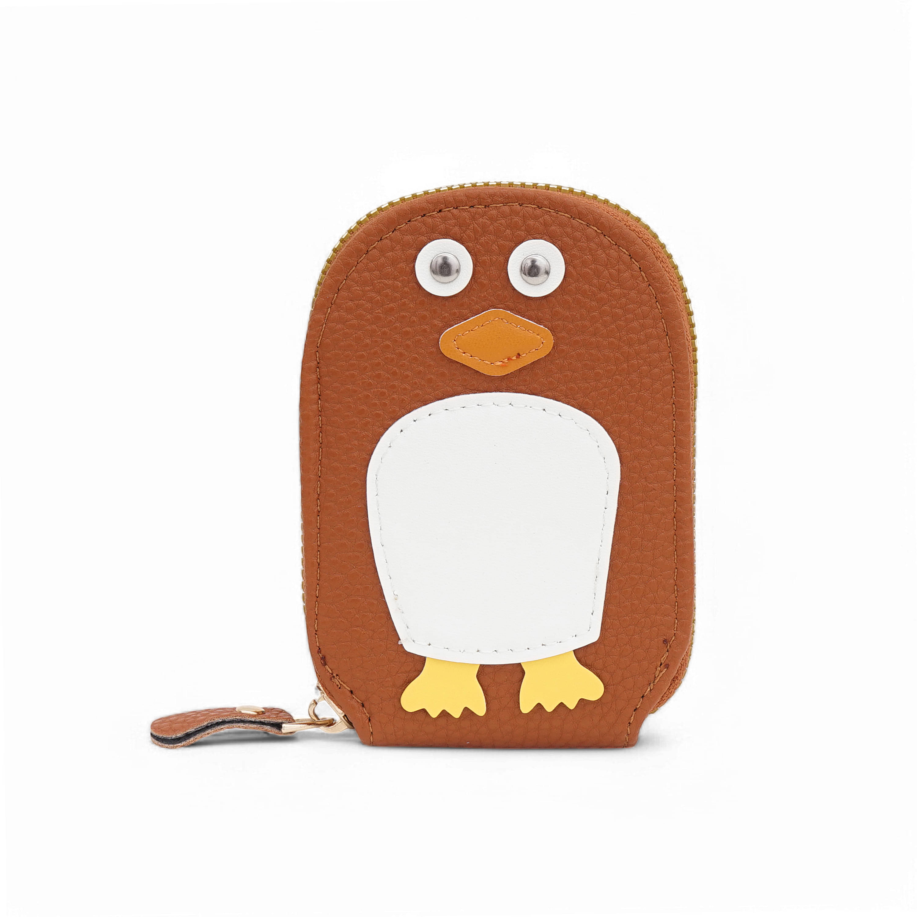     			Flingo PU Orange Women's Zip Around Wallet ( Pack of 1 )