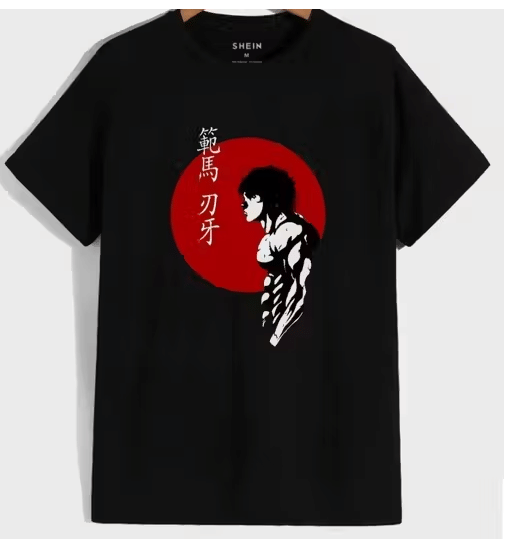     			Generic RAW CLOTHING Men Cotton Regular Fit Printed T-Shirt ( Black )