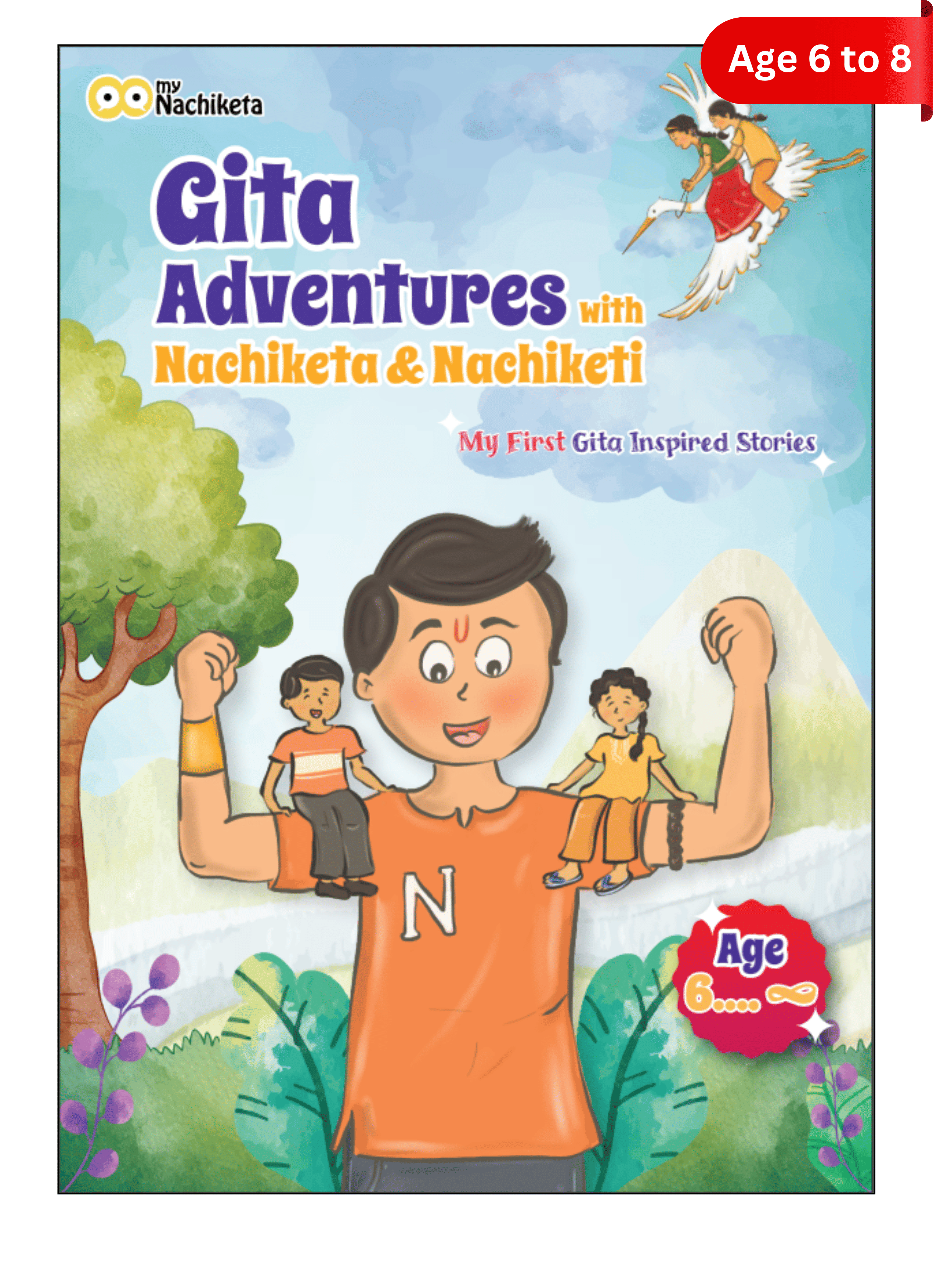     			Gita Inspired Bedtime Stories | Adventurous stories from Gita, Mahabharat & Ramayan | 8 Moral stories and learnings | Colourful images | Simple and fun, for all ages (6+ years) [Paperback] Varun Aggarwal