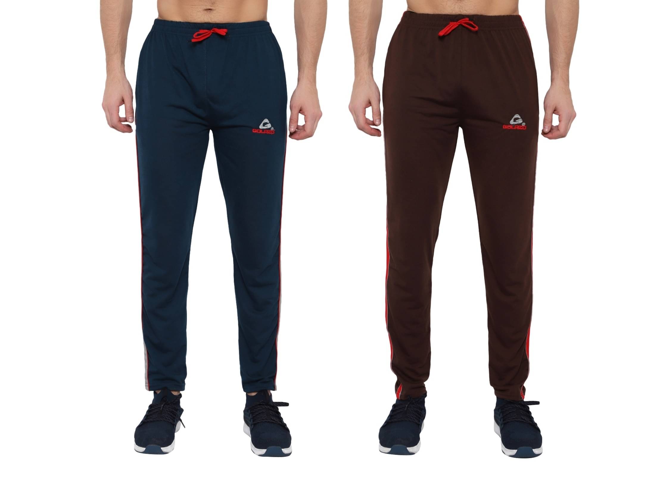     			Golazo Coral Cotton Blend Men's Trackpants ( Pack of 2 )