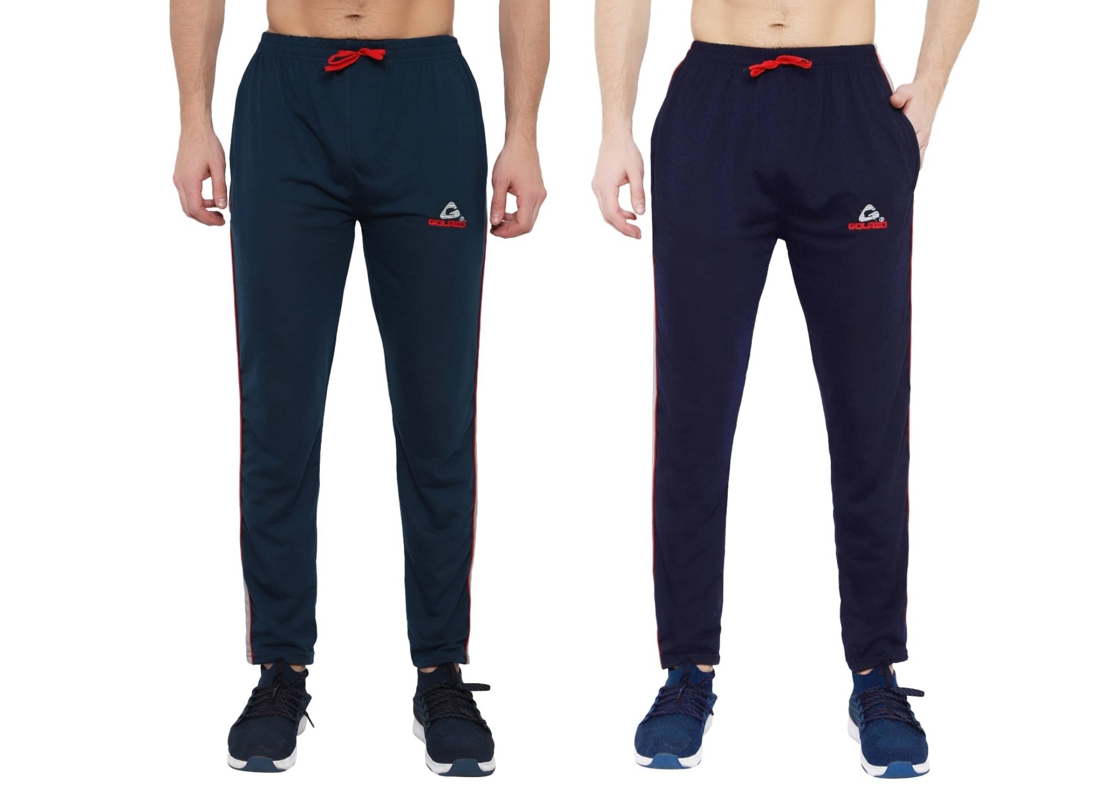 Golazo Indigo Cotton Blend Men's Trackpants ( Pack of 2 )     			Golazo Indigo Cotton Blend Men's Trackpants ( Pack of 2 )