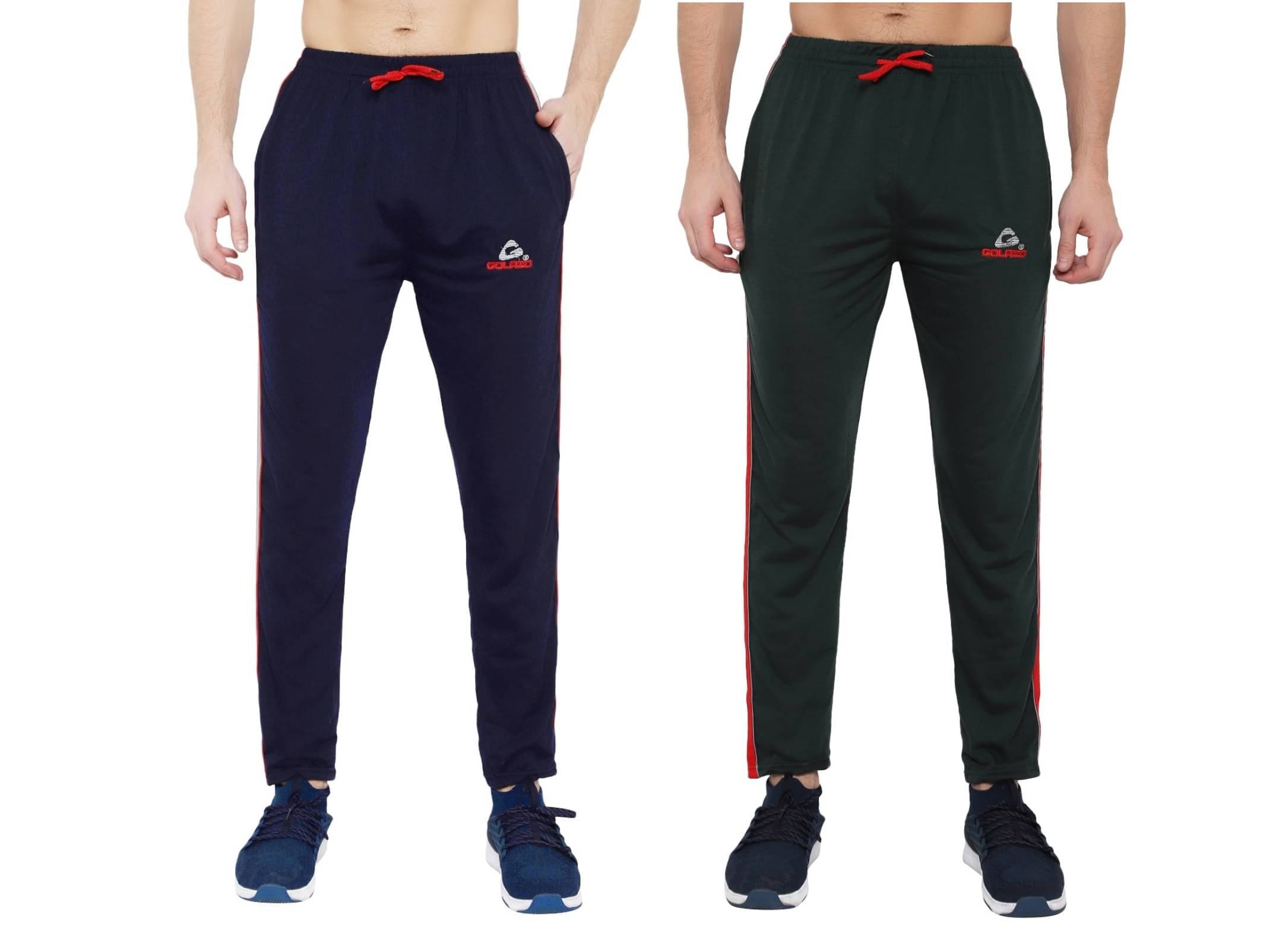 Golazo Magenta Cotton Blend Men's Trackpants ( Pack of 2 )     			Golazo Magenta Cotton Blend Men's Trackpants ( Pack of 2 )