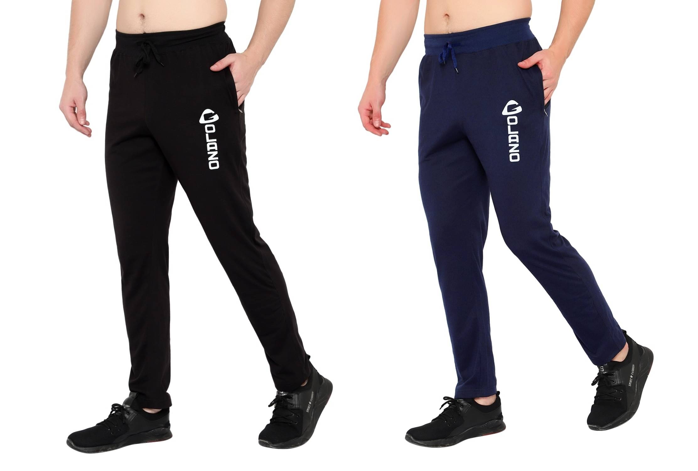 Golazo Multicolor 2 Cotton Men's Trackpants ( Pack of 2 ) Golazo Multicolor 2 Cotton Men's Trackpants ( Pack of 2 )