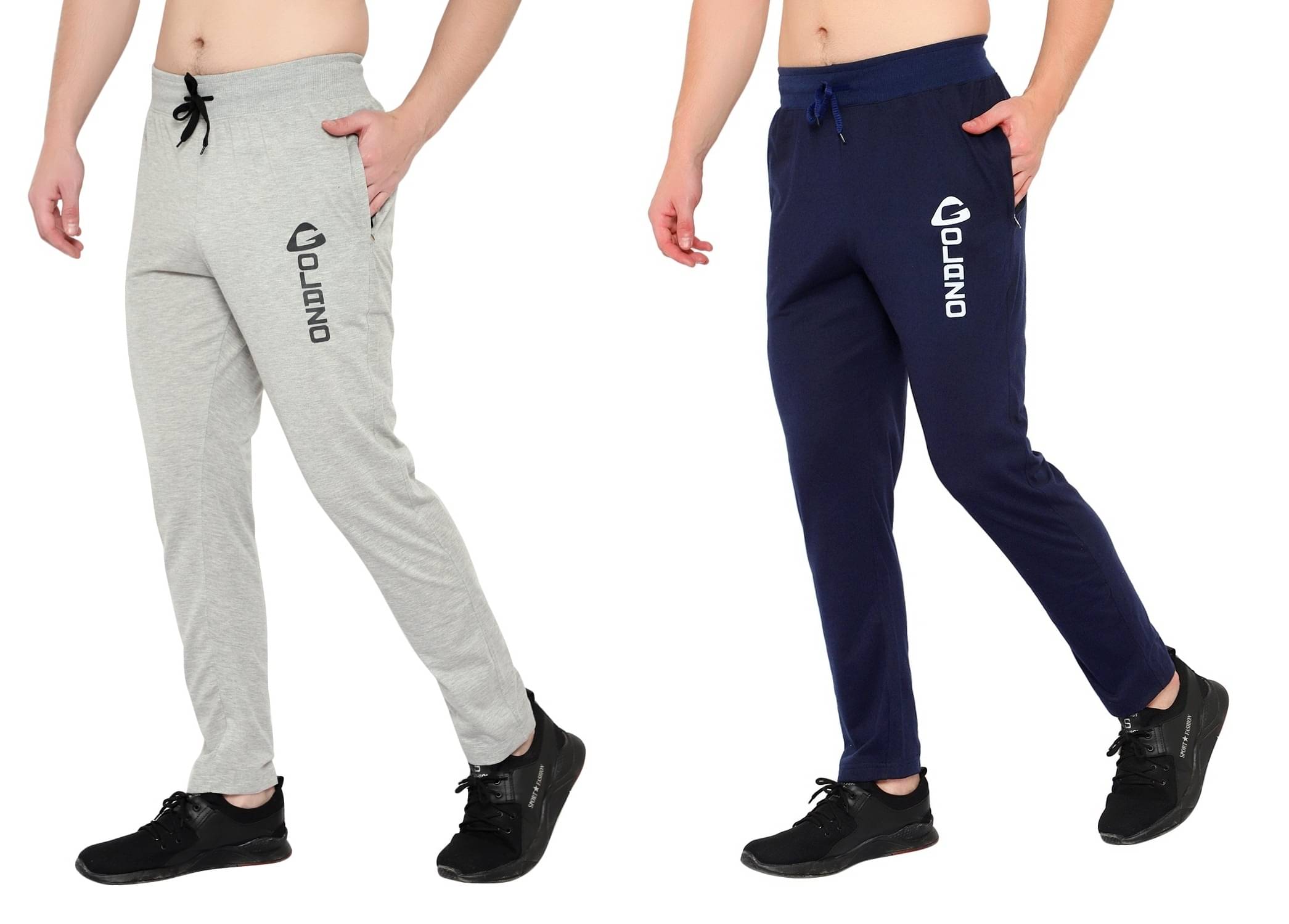     			Golazo Multicolor 3 Cotton Men's Trackpants ( Pack of 2 )
