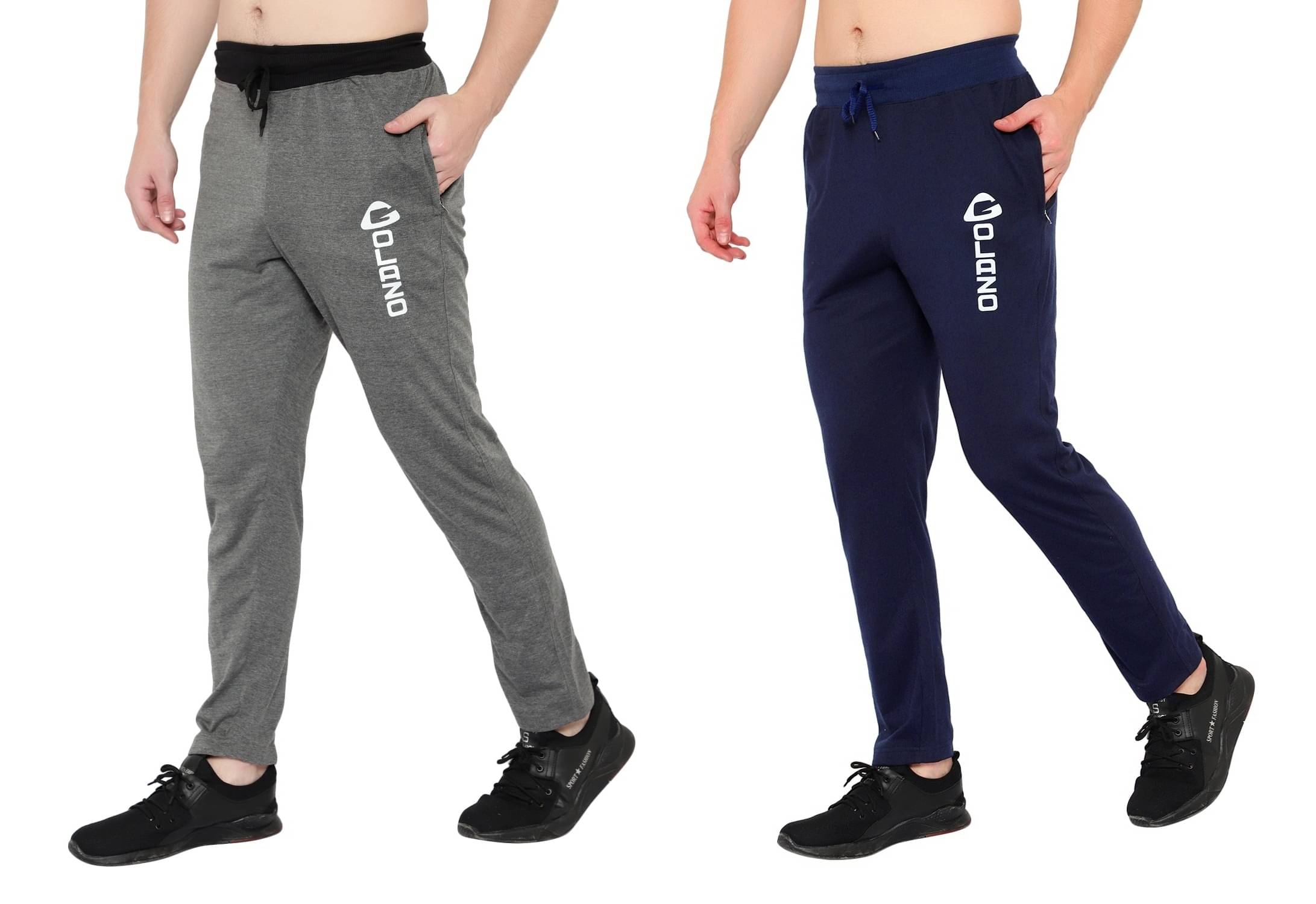 Golazo Multicolor 4 Cotton Men's Trackpants ( Pack of 2 ) Golazo Multicolor 4 Cotton Men's Trackpants ( Pack of 2 )