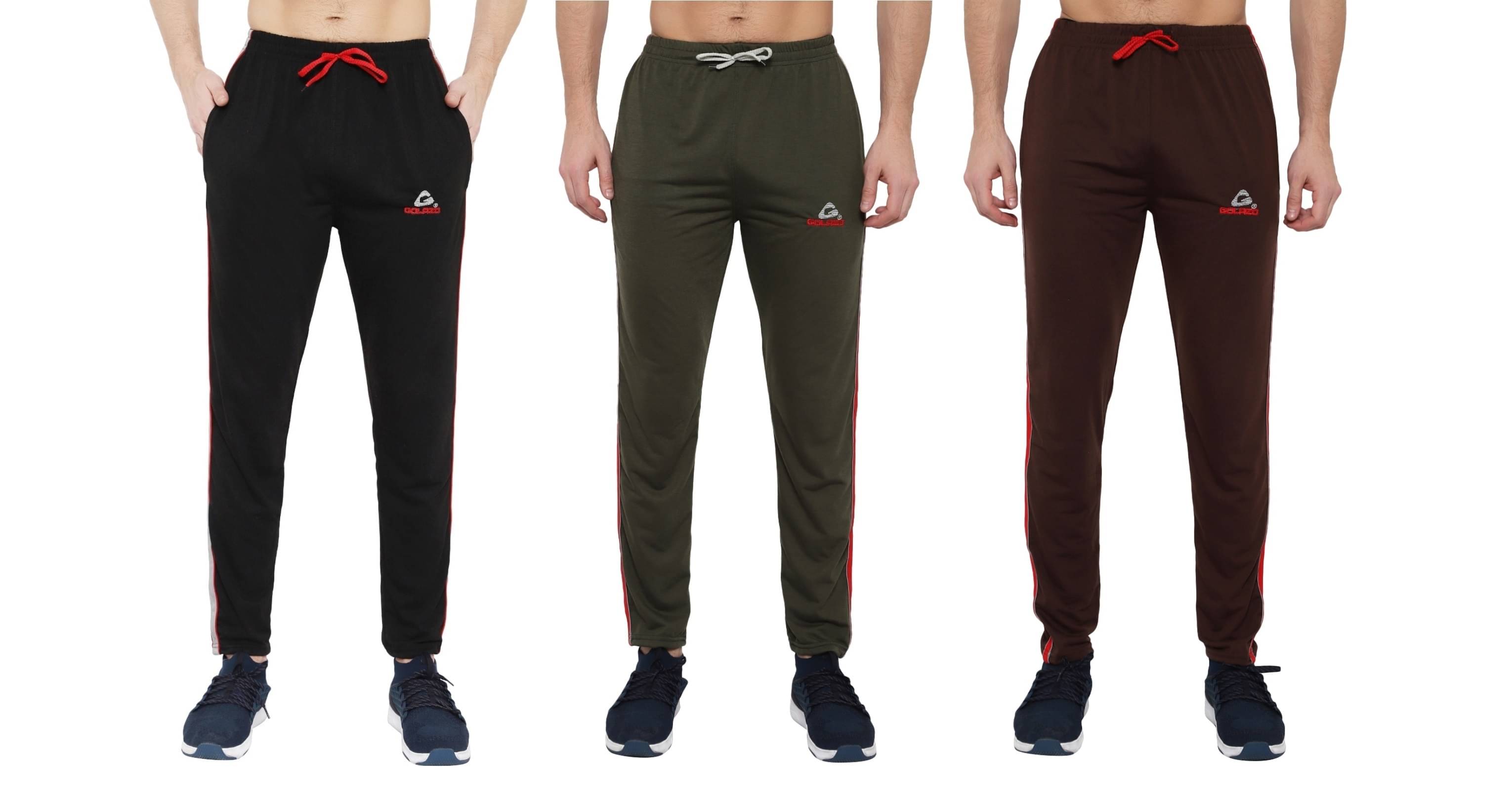     			Golazo Multicolor 6 Cotton Blend Men's Trackpants ( Pack of 3 )