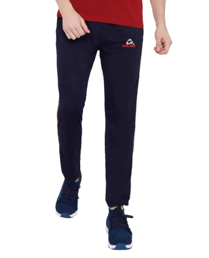 Golazo Navy Cotton Blend Men's Trackpants ( Pack of 1 ) Golazo Navy Cotton Blend Men's Trackpants ( Pack of 1 )