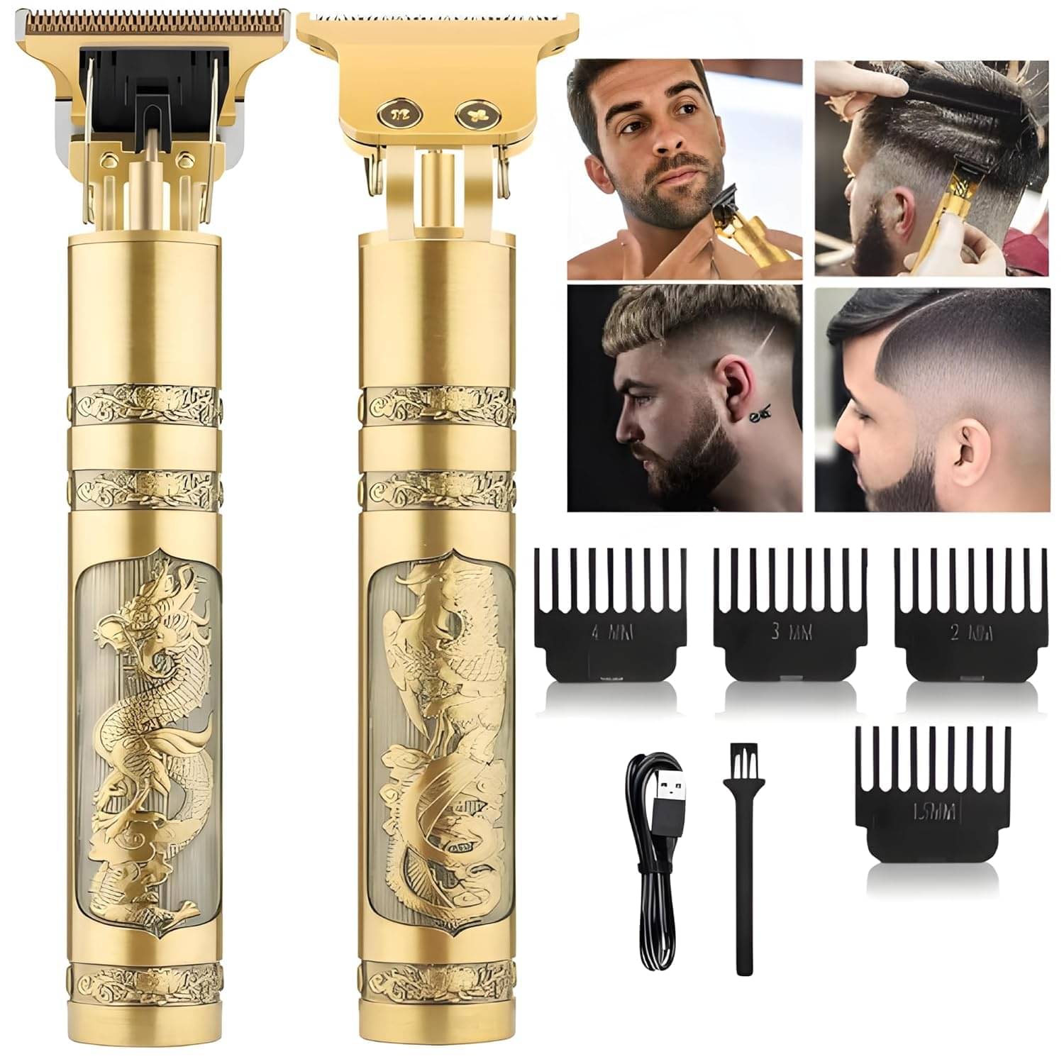 HAIR TRIMMER Beard Hair Trimmer Gold Cordless Beard Trimmer With 120 minutes Runtime     			HAIR TRIMMER Beard Hair Trimmer Gold Cordless Beard Trimmer With 120 minutes Runtime