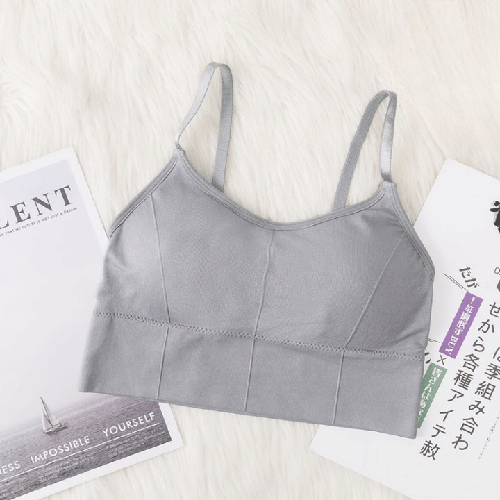 HANGERON Pack of 1 Cotton Blend Removable Padding For Women ( Grey ) HANGERON Pack of 1 Cotton Blend Removable Padding For Women ( Grey )