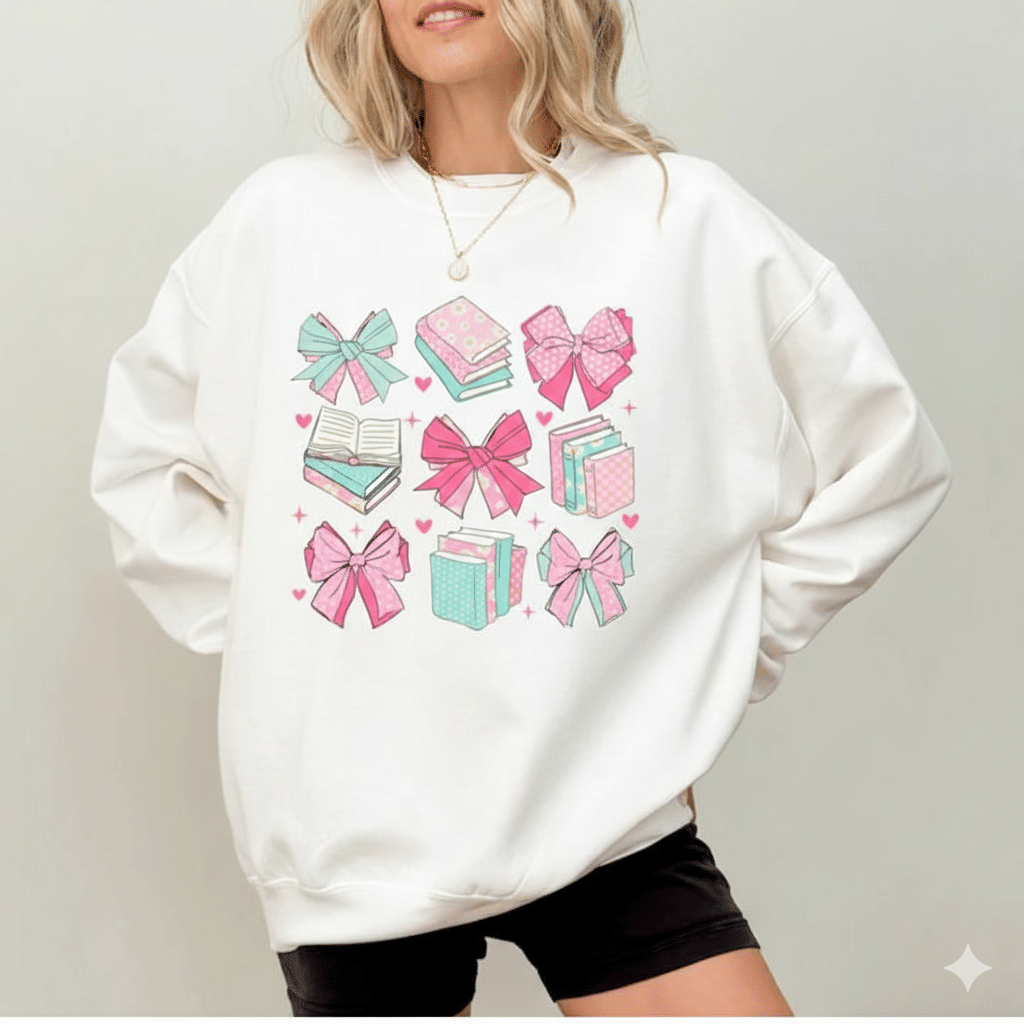     			HARPITA Women Fleece Round Neck Sweatshirt For Light Winters ( White )