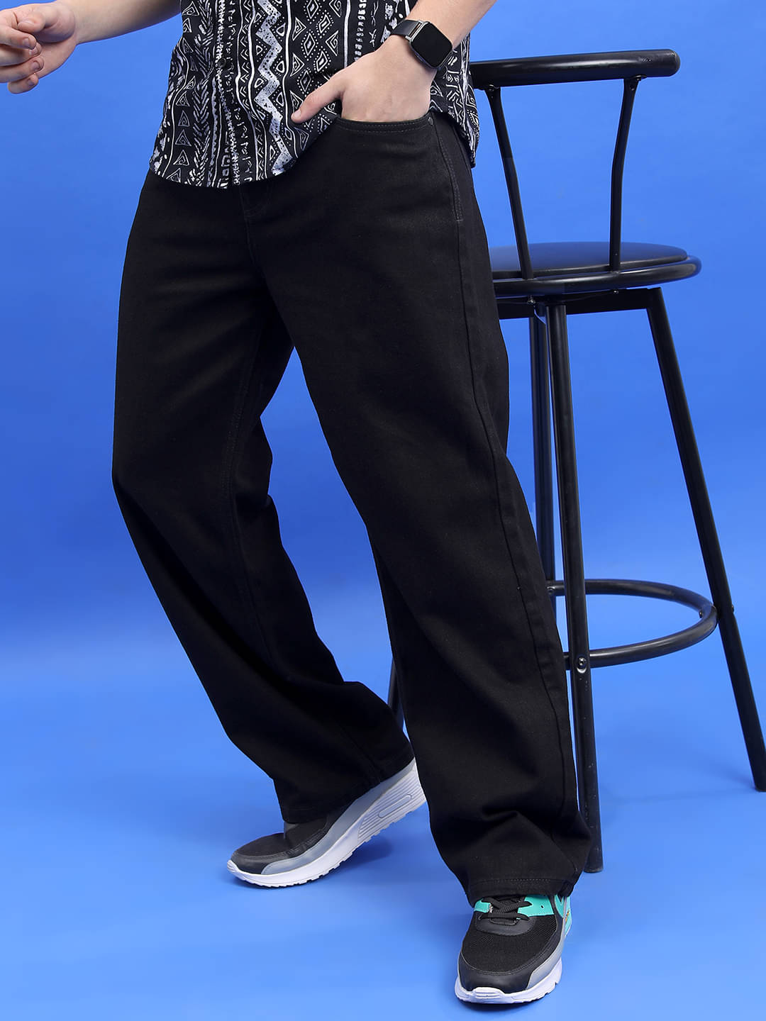     			Highlander Bootcut Men's Jeans - Black ( Pack of 1 )