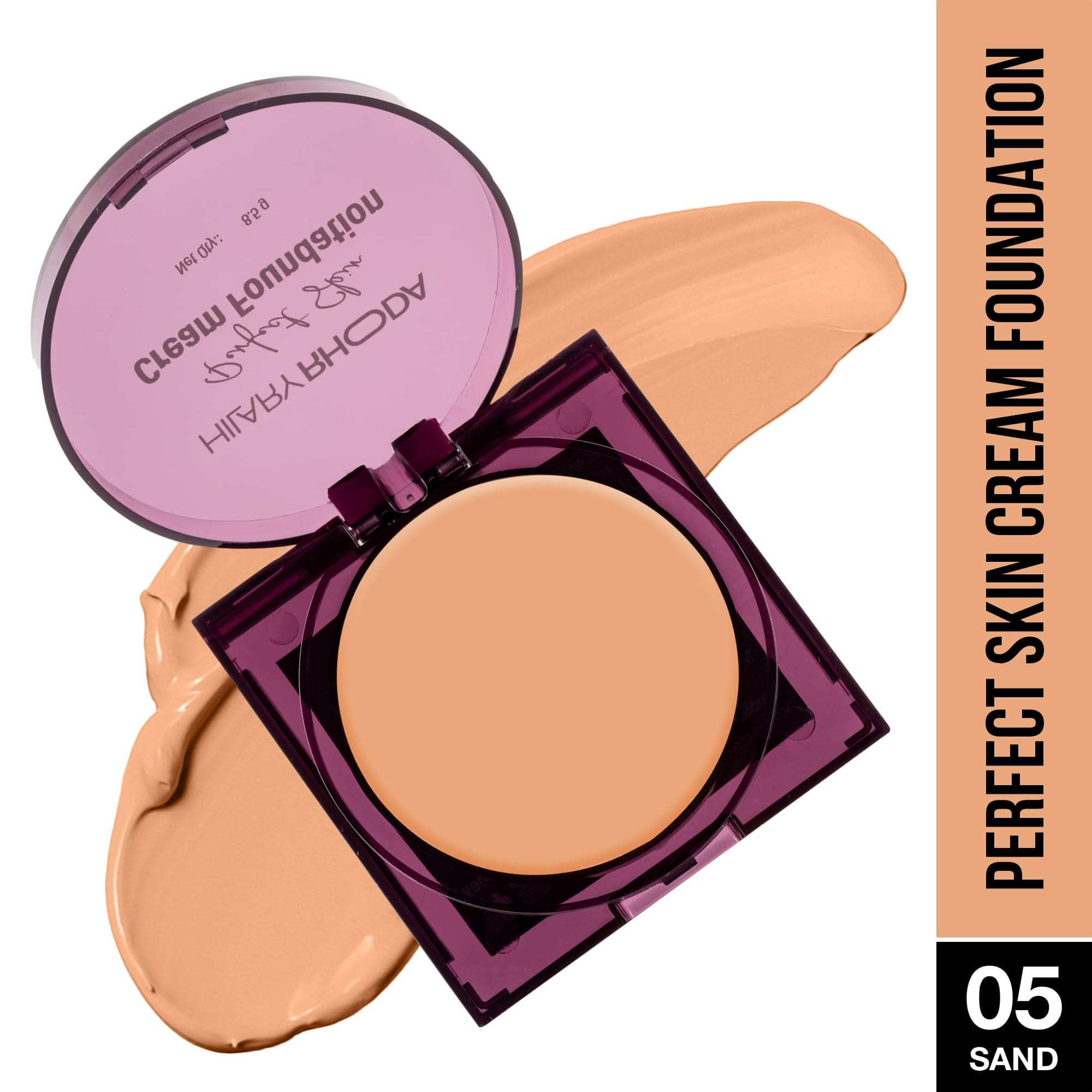     			Hilary Rhoda Matte Cream For All Skin Types Skin Deep Brown Foundation Pack of 1