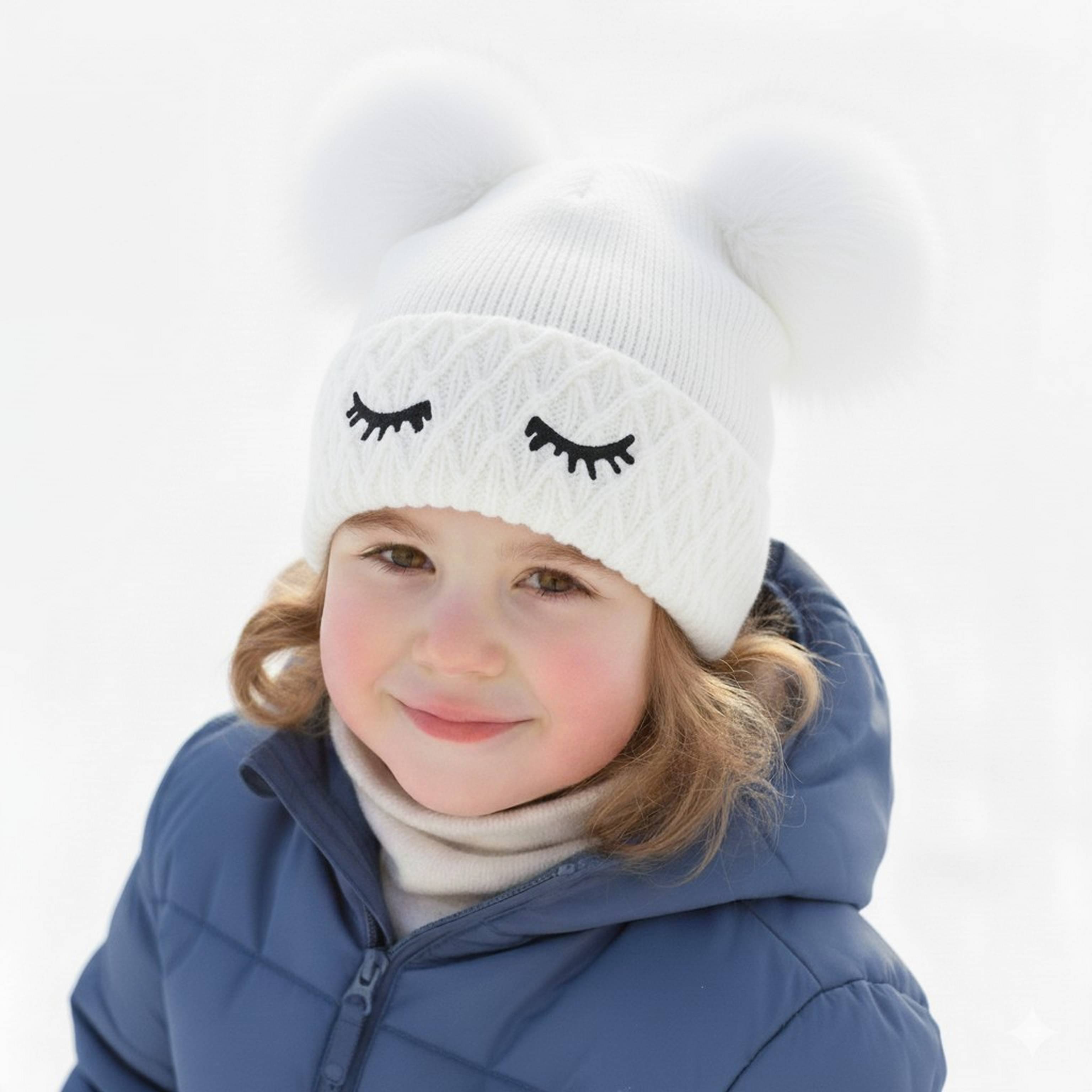     			Infispace Pack of 1 Unisex for Baby Caps ( White )