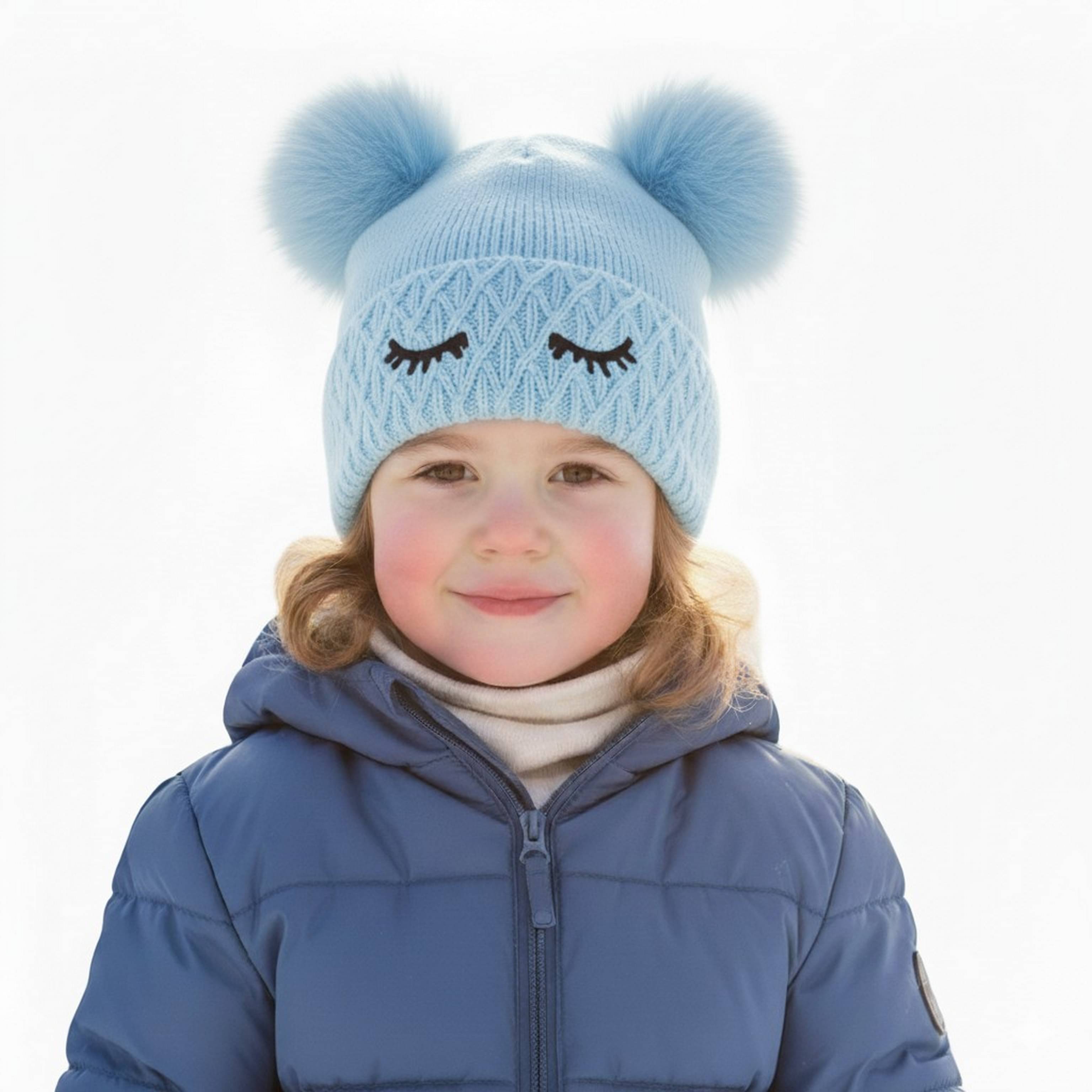     			Infispace Pack of 1 Unisex for Baby Caps ( Blue )