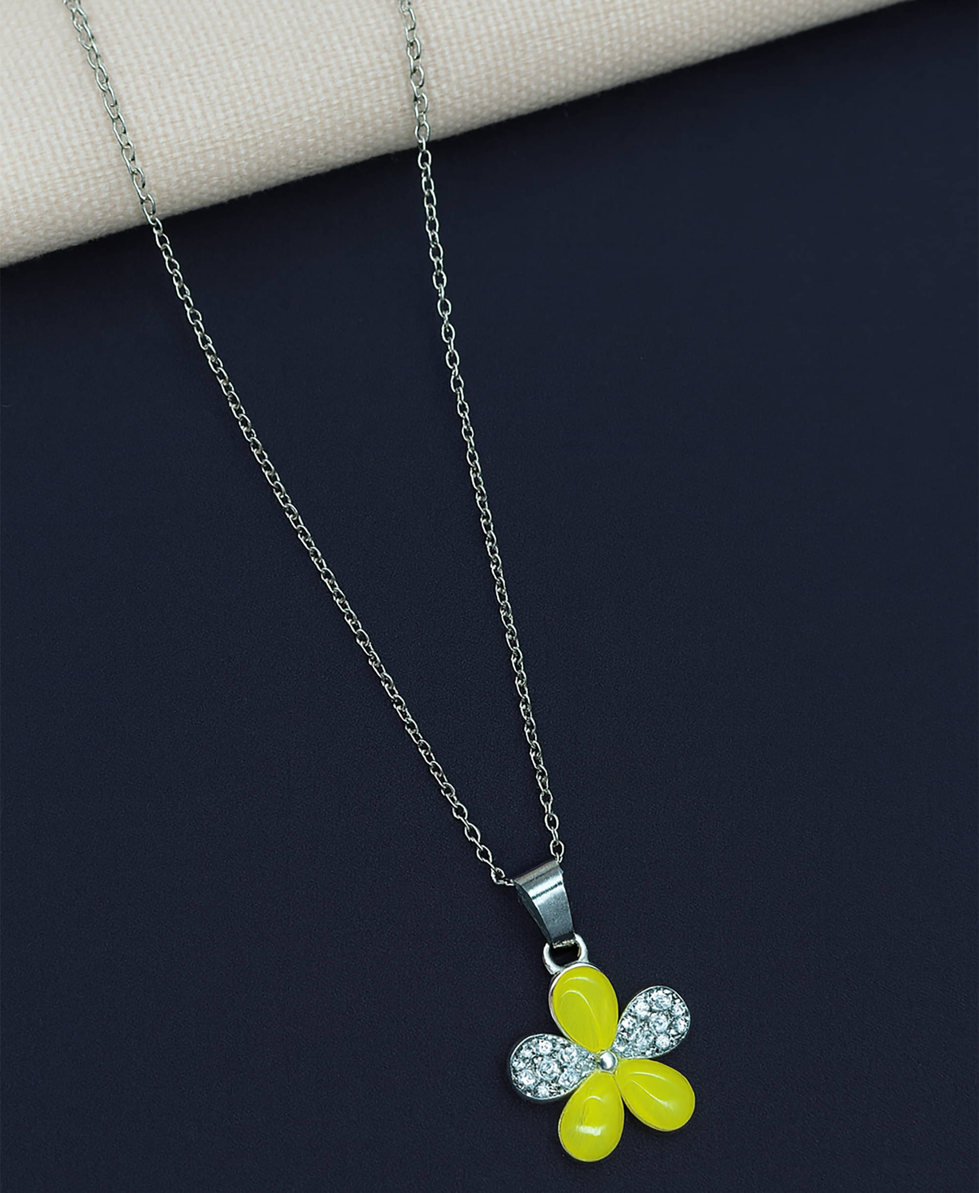     			KRIMO Yellow Pendant ( Pack of 1 )