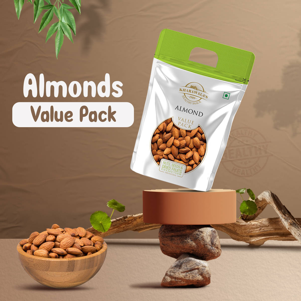 Kharawala's Almond (Badam) 1 kg     			Kharawala's Almond (Badam) 1 kg
