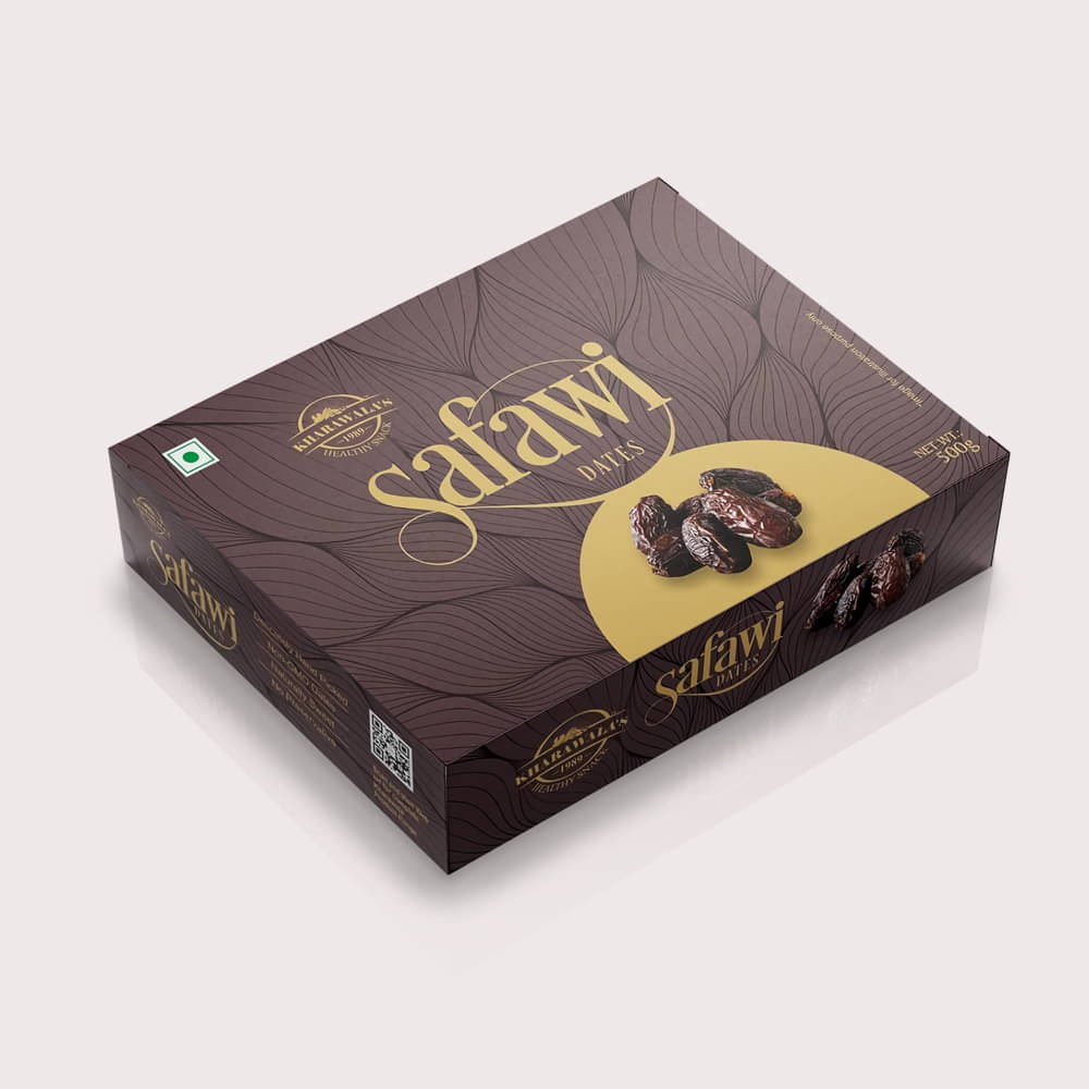     			KHARAWALA's Premium Safawi Dates Harvest From Saudi Arabia 500gm