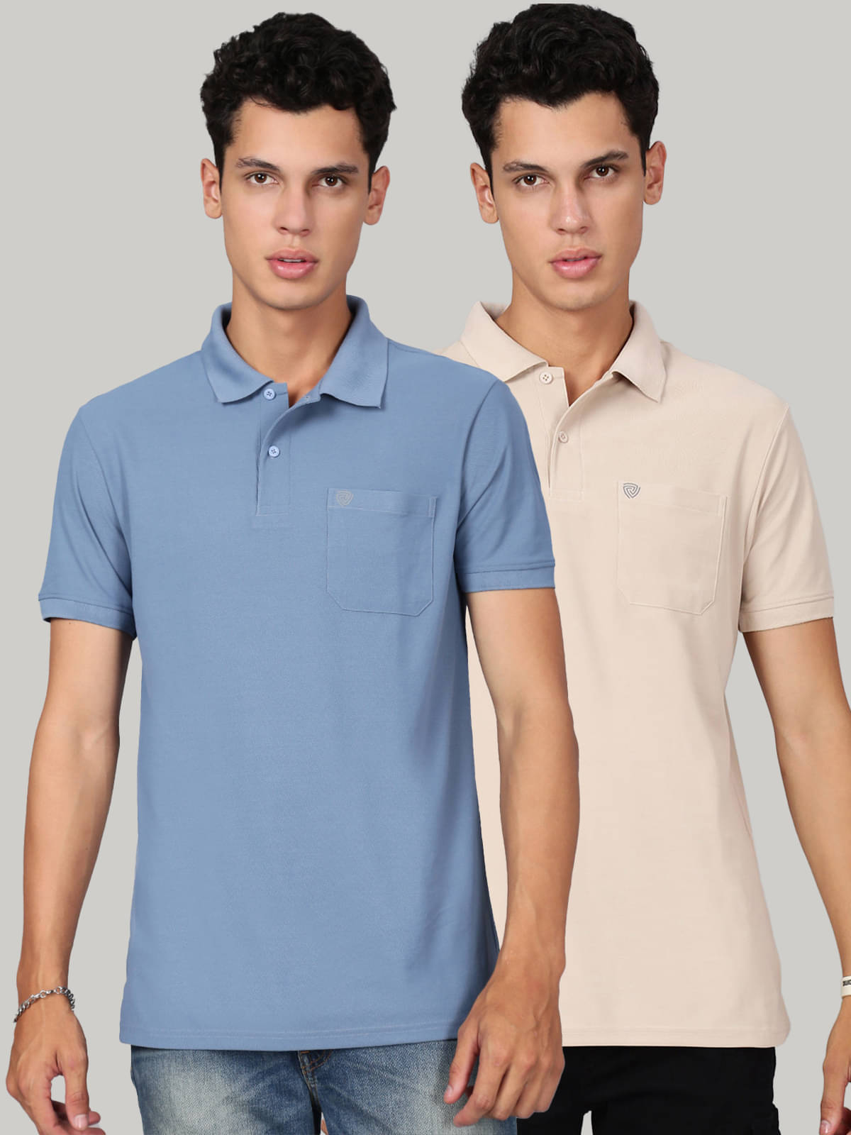 Lux Cozi Men Cotton Blend Regular Fit Solid Polo T Shirt ( Camel )     			Lux Cozi Men Cotton Blend Regular Fit Solid Polo T Shirt ( Camel )