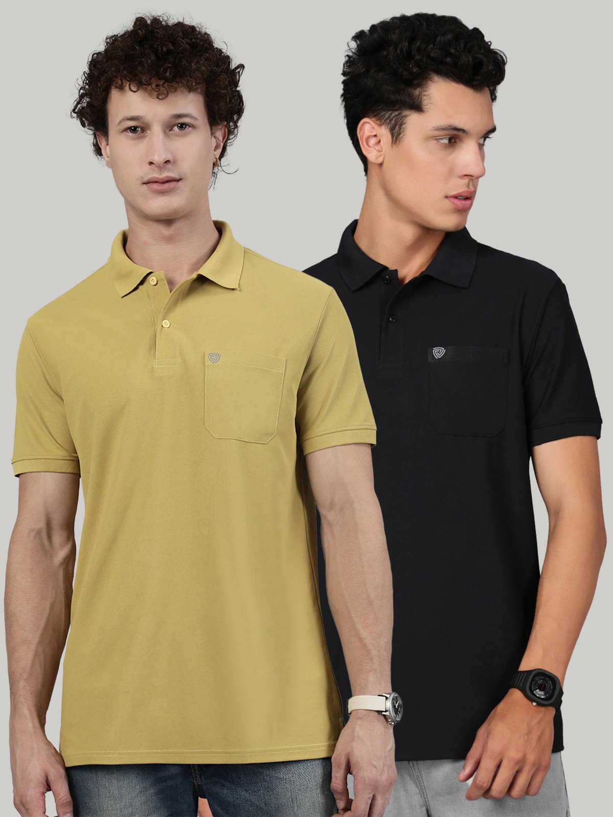 Lux Cozi Men Cotton Blend Regular Fit Solid Polo T Shirt ( Black )     			Lux Cozi Men Cotton Blend Regular Fit Solid Polo T Shirt ( Black )