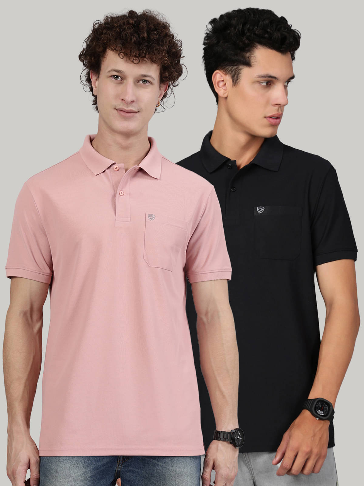 Lux Cozi Men Cotton Blend Regular Fit Solid Polo T Shirt ( Black )     			Lux Cozi Men Cotton Blend Regular Fit Solid Polo T Shirt ( Black )